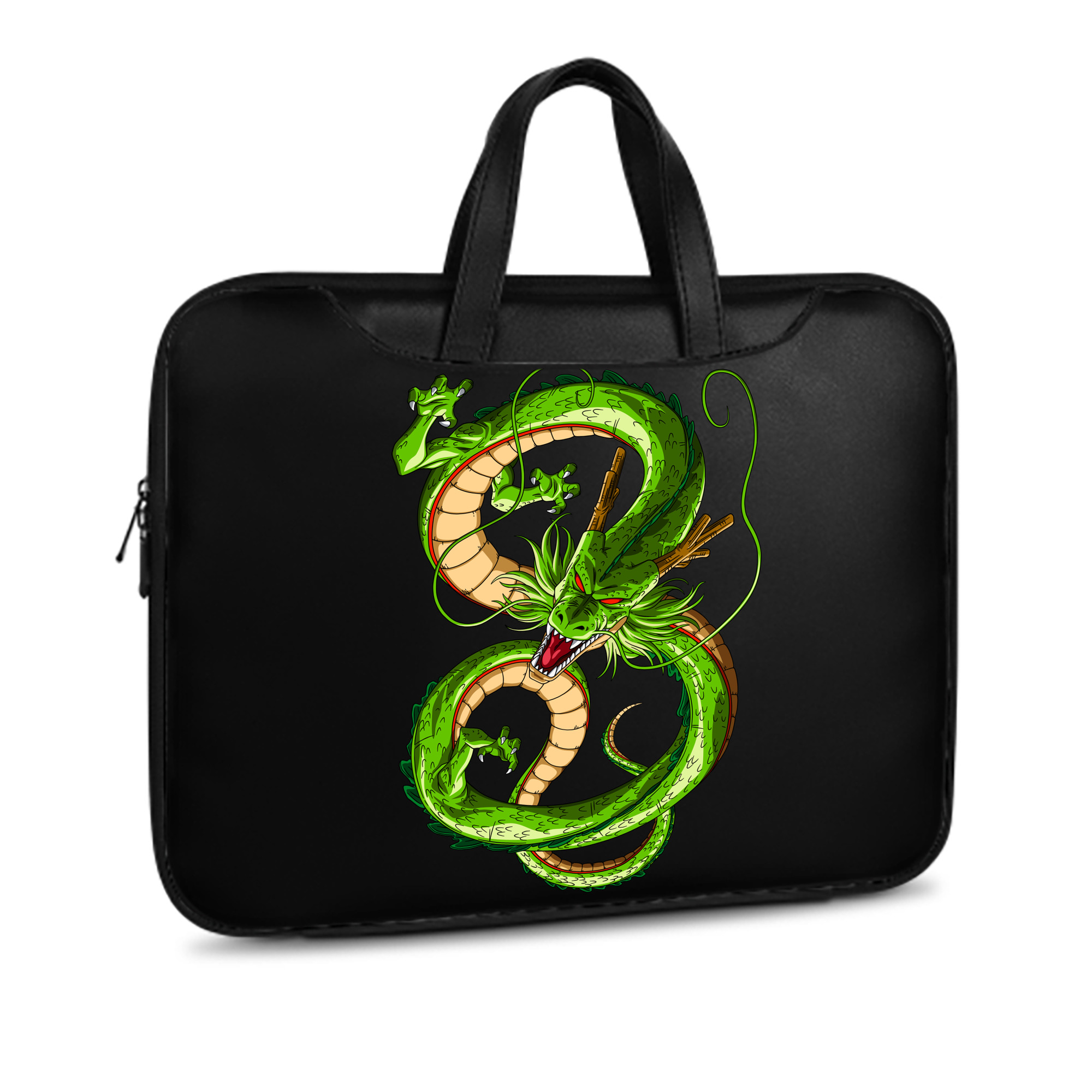 （画像用） ドラゴンボール 神龍 シェンロン DRAGON BALL Shenron レザーラップトップバッグ　ノートパソコンケース