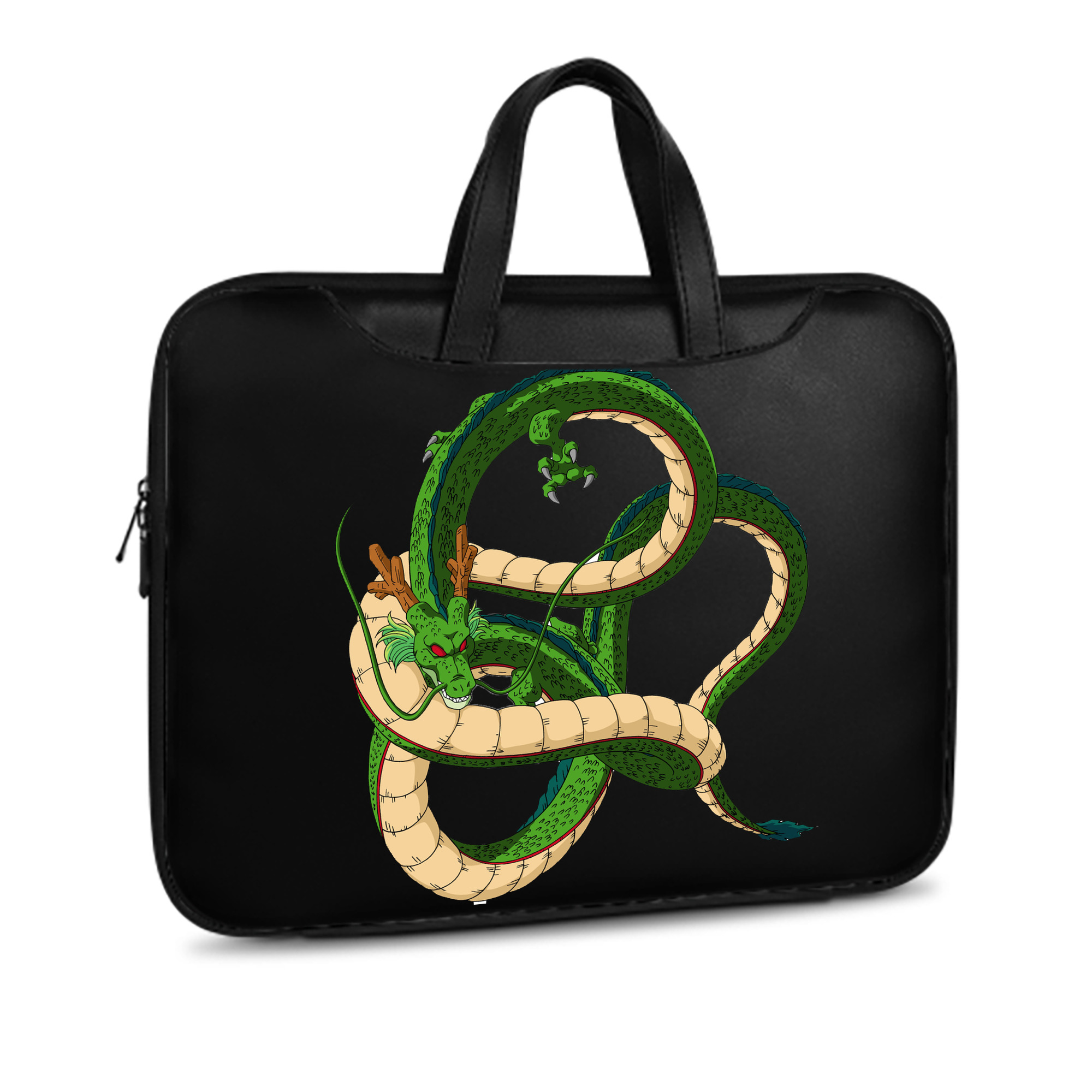 （画像用） ドラゴンボール 神龍 シェンロン DRAGON BALL Shenron レザーラップトップバッグ　ノートパソコンケース