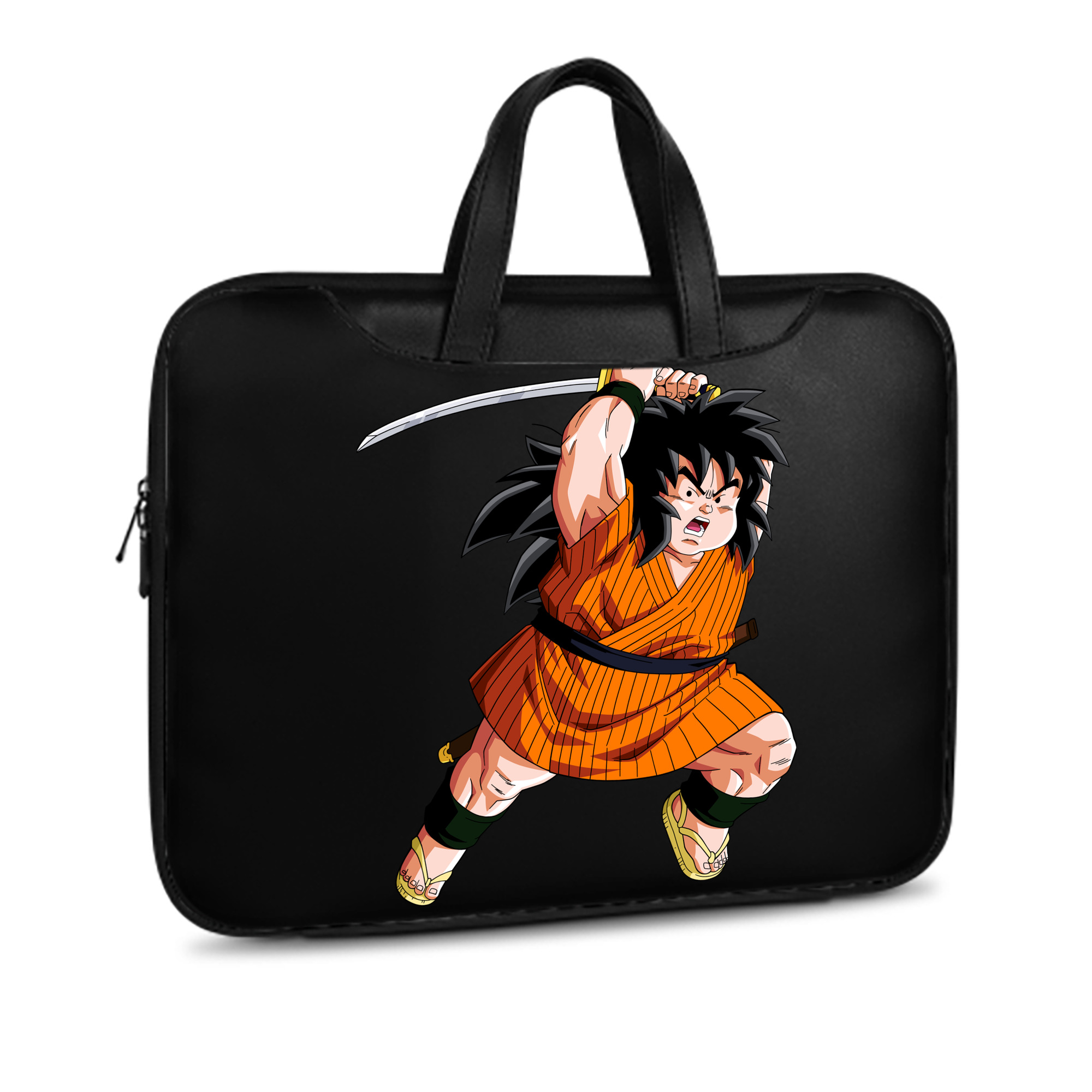 （画像用） ドラゴンボール やじろべえ DRAGON BALL Yajirobe レザーラップトップバッグ　ノートパソコンケース