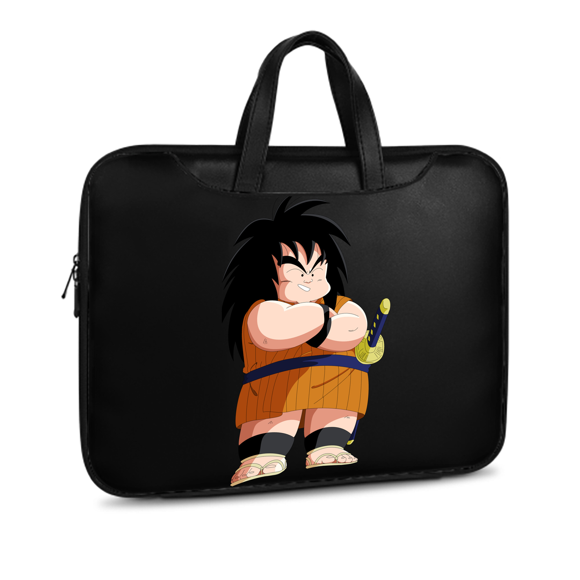 （画像用） ドラゴンボール やじろべえ DRAGON BALL Yajirobe レザーラップトップバッグ　ノートパソコンケース