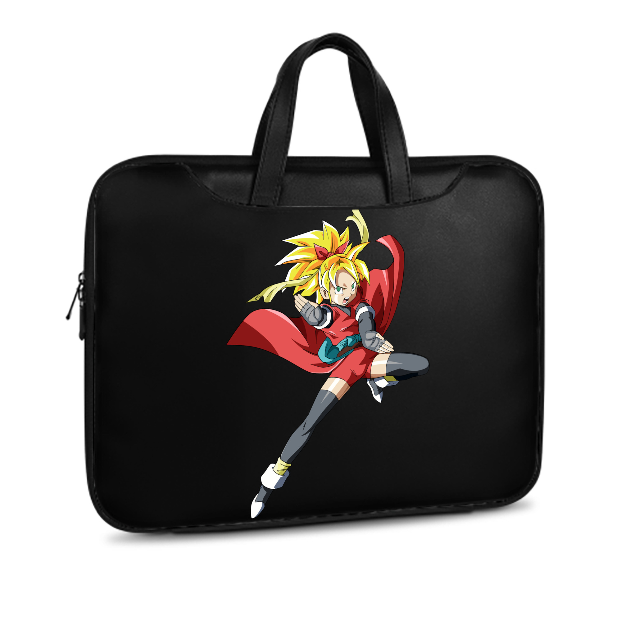 （画像用） ドラゴンボール カリフラ DRAGON BALL Caulifla レザーラップトップバッグ　ノートパソコンケース