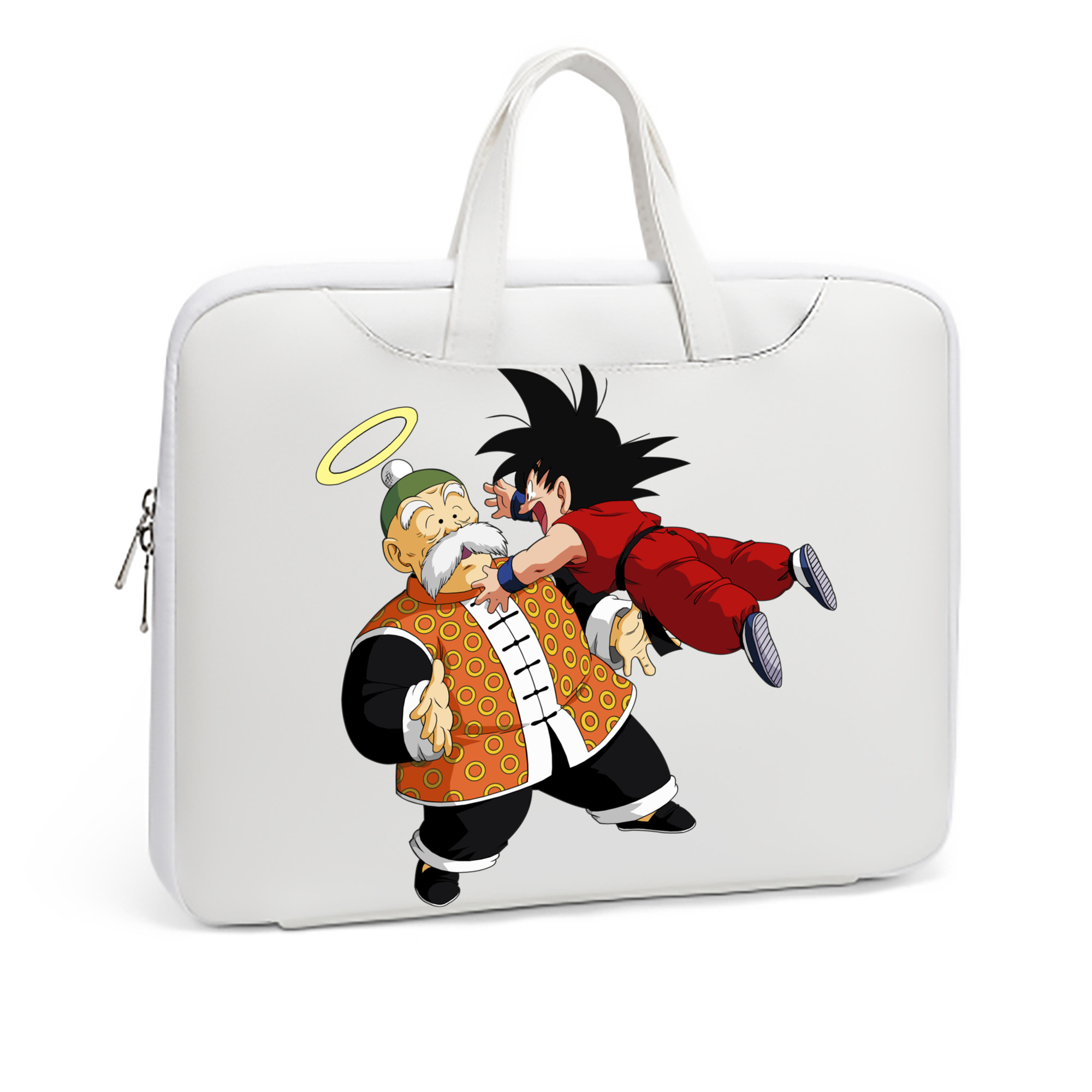 （画像用） ドラゴンボール 孫悟空（そん ごくう）Son Goku カカロット DRAGON BALL Kakarotto レザーラップトップバッグ　ノートパソコンケース