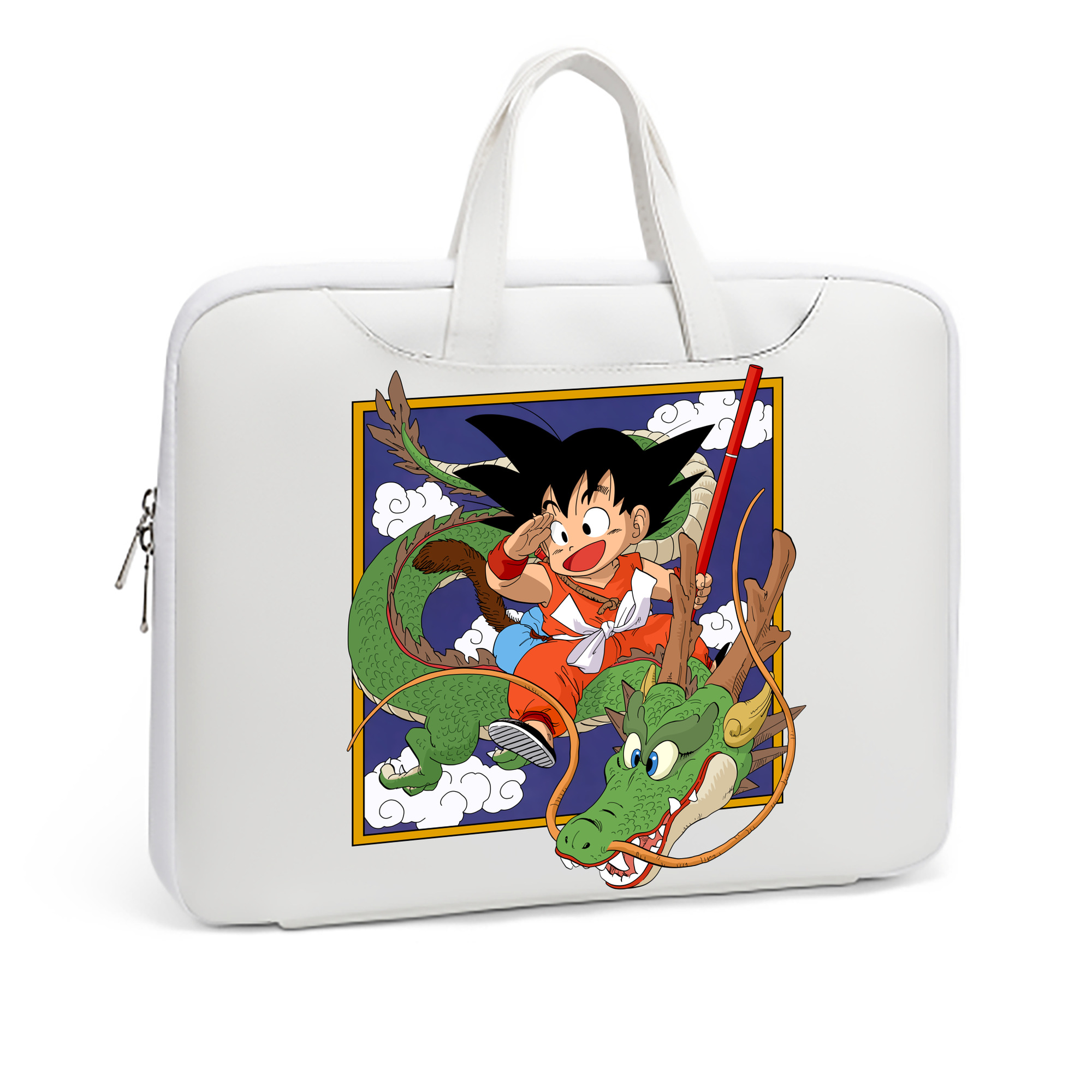 （画像用） ドラゴンボール 孫悟空（そん ごくう）Son Goku カカロット DRAGON BALL Kakarotto レザーラップトップバッグ　ノートパソコンケース