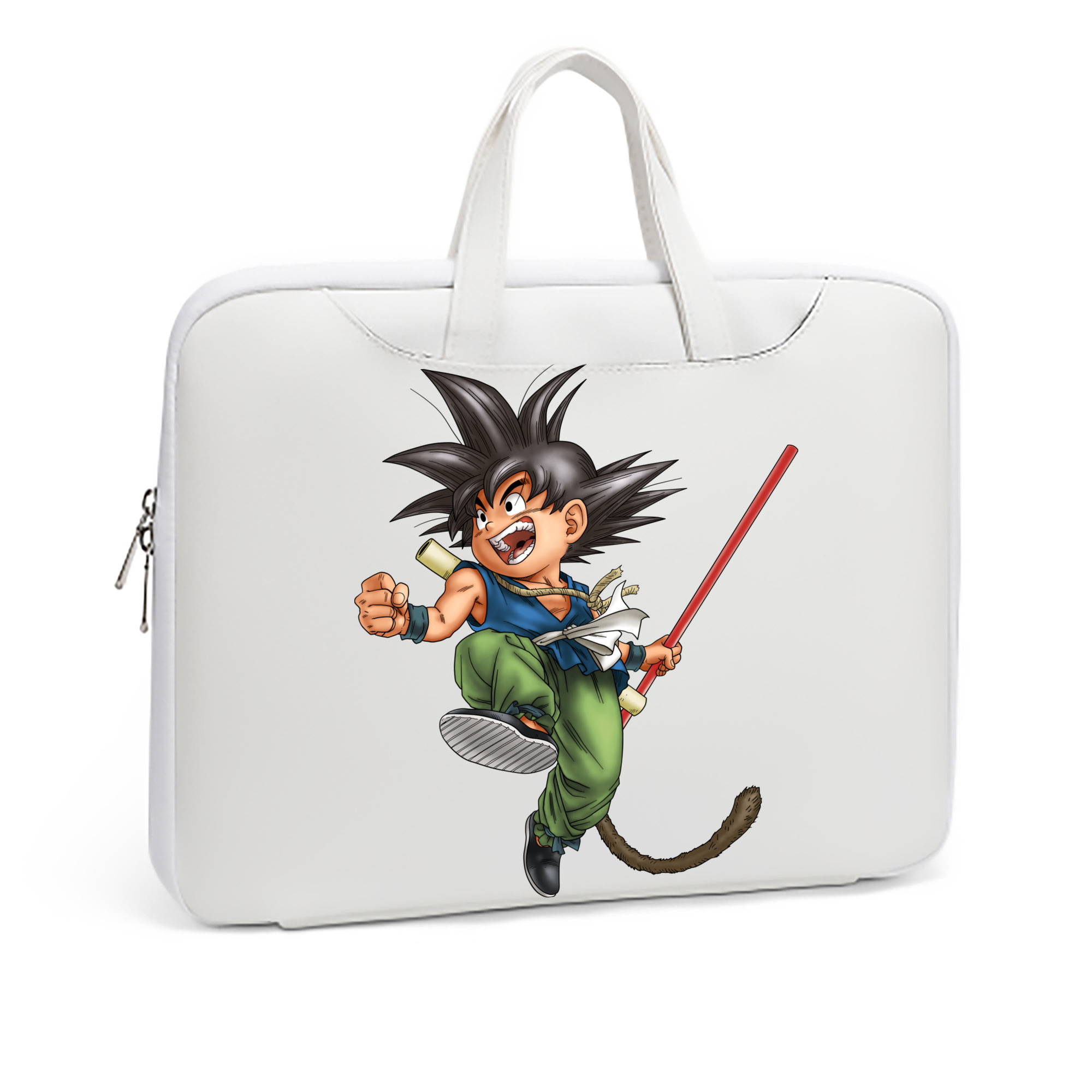 （画像用） ドラゴンボール 孫悟空（そん ごくう）Son Goku カカロット DRAGON BALL Kakarotto レザーラップトップバッグ　ノートパソコンケース