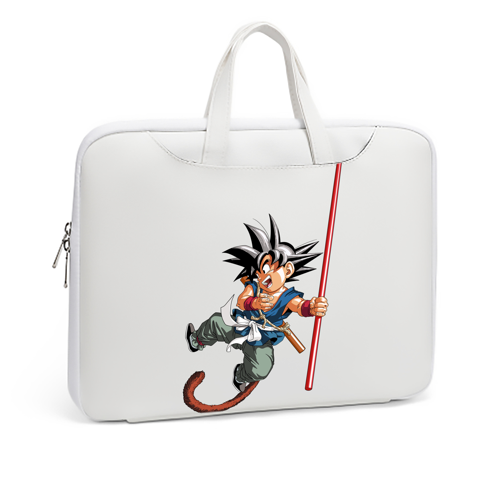 （画像用） ドラゴンボール 孫悟空（そん ごくう）Son Goku カカロット DRAGON BALL Kakarotto レザーラップトップバッグ　ノートパソコンケース
