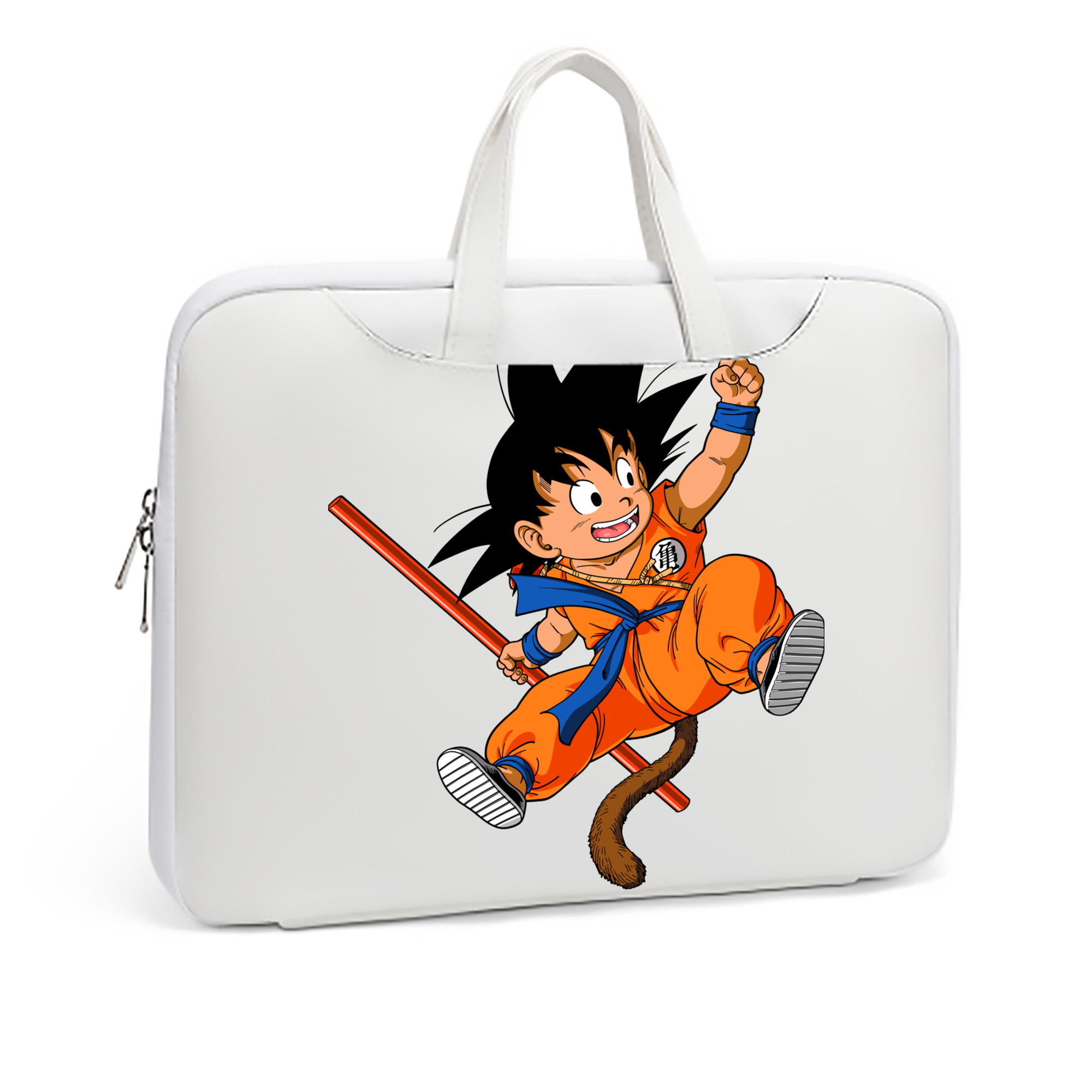 （画像用） ドラゴンボール 孫悟空（そん ごくう）Son Goku カカロット DRAGON BALL Kakarotto レザーラップトップバッグ　ノートパソコンケース