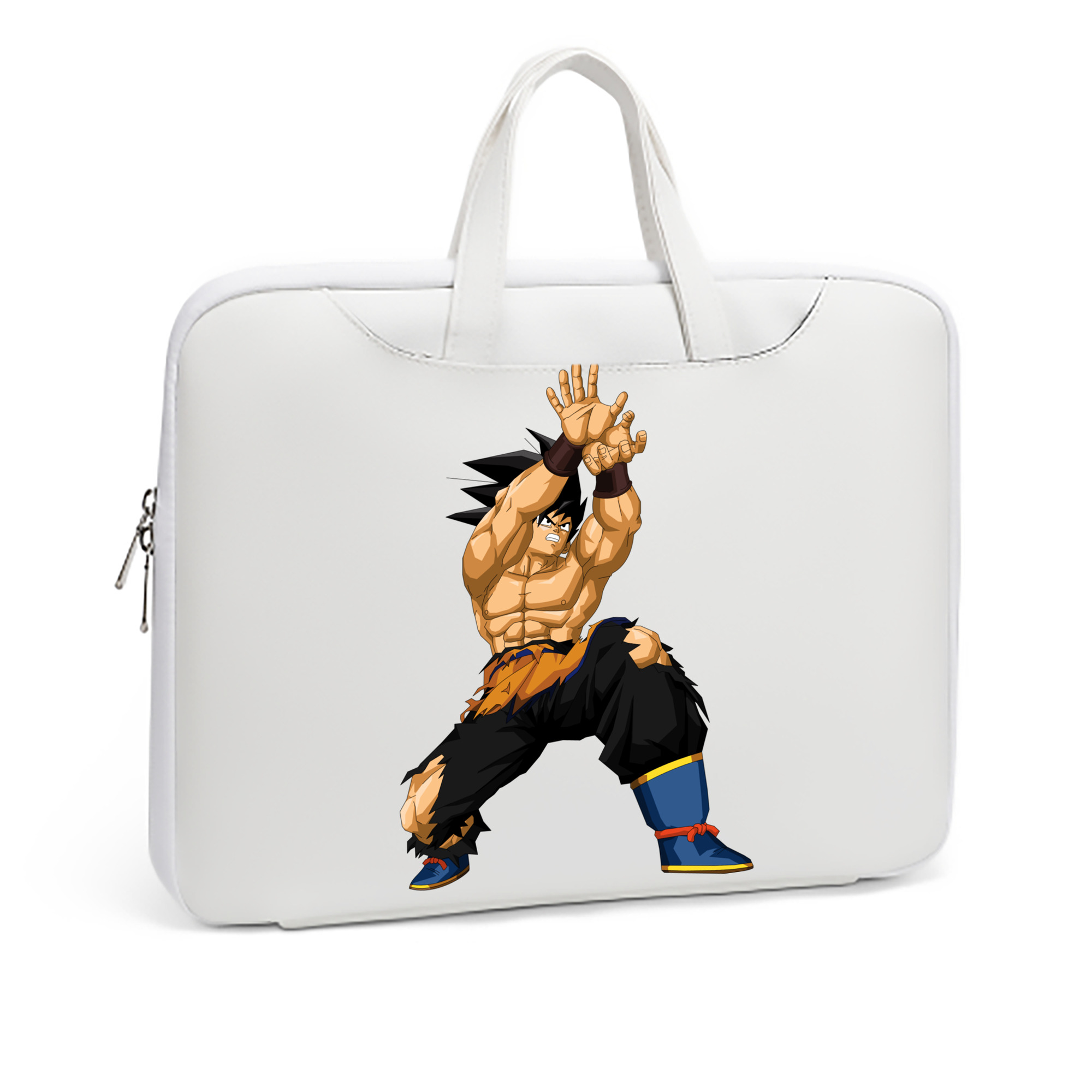 （画像用） ドラゴンボール 孫悟空（そん ごくう）Son Goku カカロット DRAGON BALL Kakarotto レザーラップトップバッグ　ノートパソコンケース