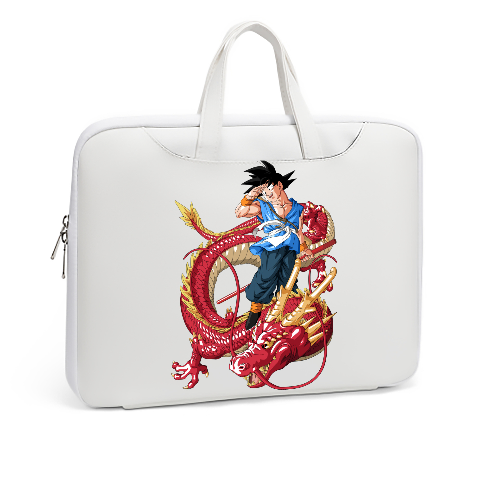 （画像用） ドラゴンボール 孫悟空（そん ごくう）Son Goku カカロット DRAGON BALL Kakarotto レザーラップトップバッグ　ノートパソコンケース