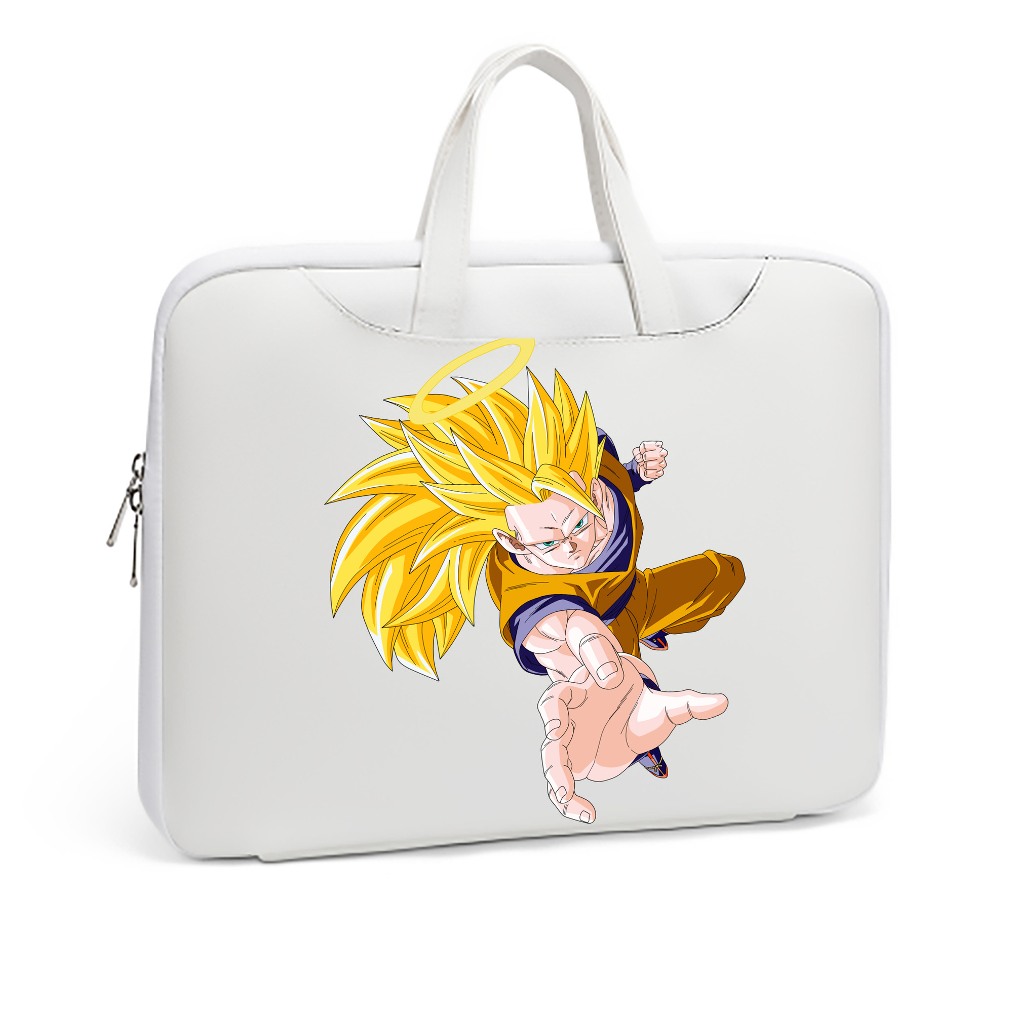 （画像用） ドラゴンボール 孫悟空（そん ごくう）Son Goku カカロット DRAGON BALL Kakarotto レザーラップトップバッグ　ノートパソコンケース
