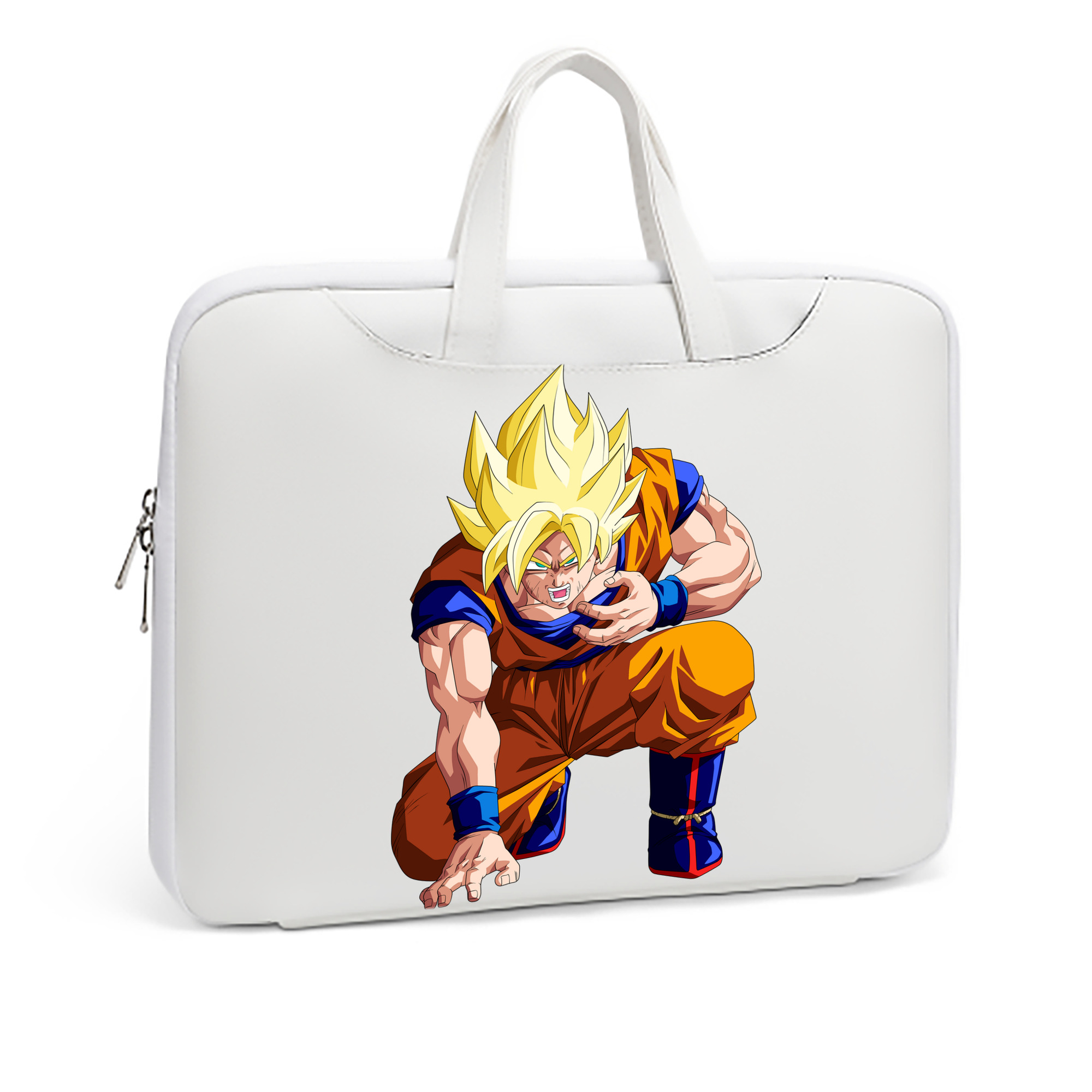 （画像用） ドラゴンボール 孫悟空（そん ごくう）Son Goku カカロット DRAGON BALL Kakarotto レザーラップトップバッグ　ノートパソコンケース