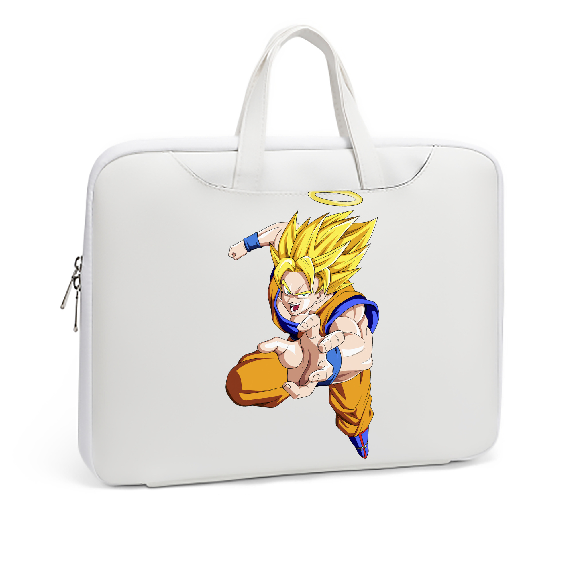 （画像用） ドラゴンボール 孫悟空（そん ごくう）Son Goku カカロット DRAGON BALL Kakarotto レザーラップトップバッグ　ノートパソコンケース