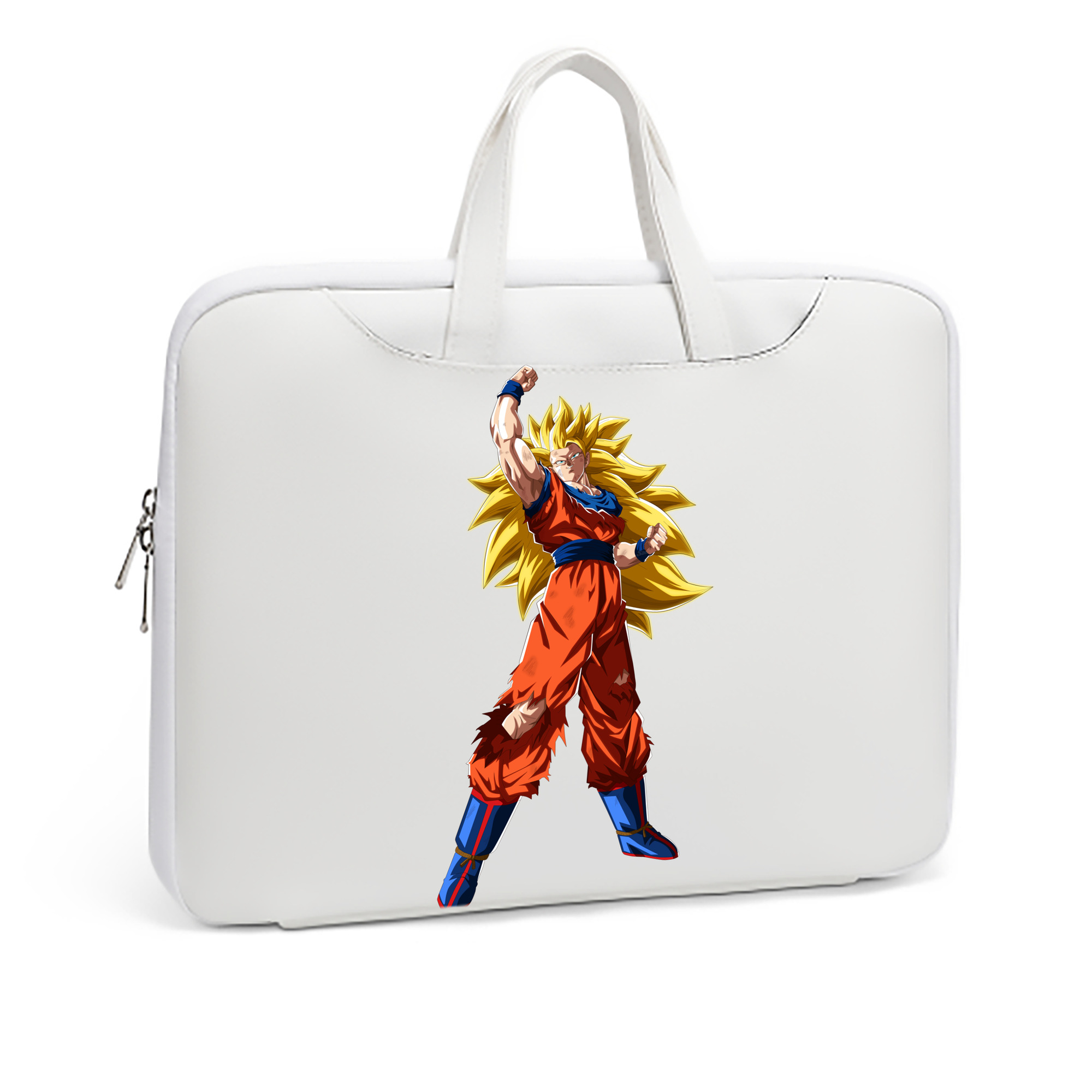 （画像用） ドラゴンボール 孫悟空（そん ごくう）Son Goku カカロット DRAGON BALL Kakarotto レザーラップトップバッグ　ノートパソコンケース