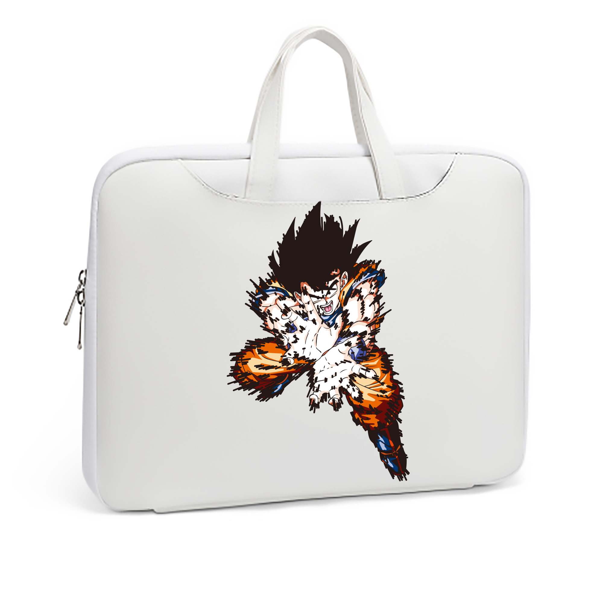 （画像用） ドラゴンボール 孫悟空（そん ごくう）Son Goku カカロット DRAGON BALL Kakarotto レザーラップトップバッグ　ノートパソコンケース