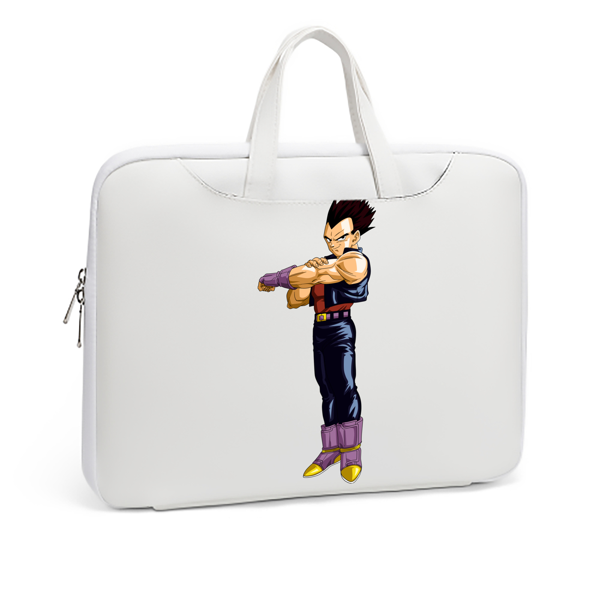 （画像用） ドラゴンボール ベジータ四世（Bejīta Yonsei）DRAGON BALL Vegeta IV レザーラップトップバッグ　ノートパソコンケース