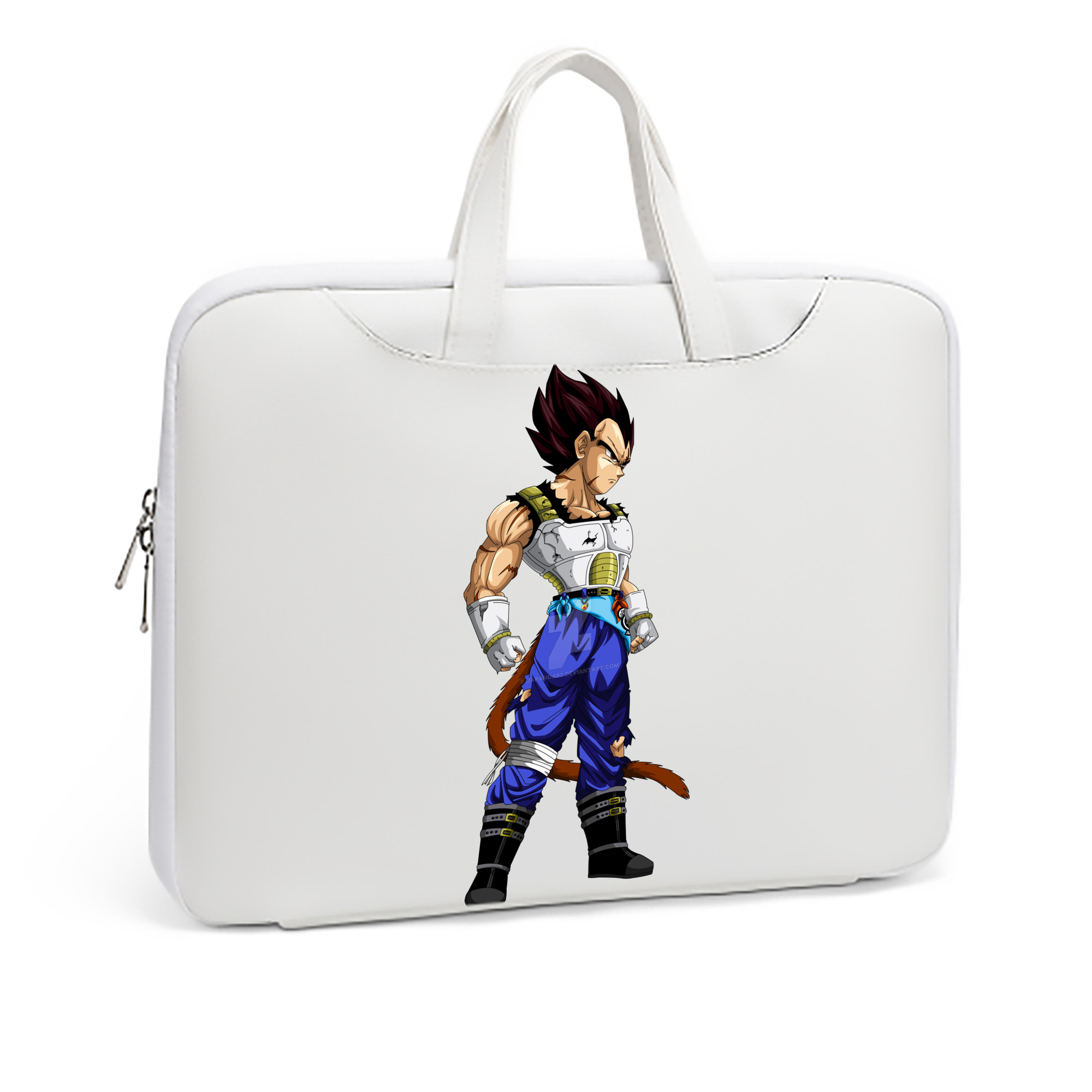 （画像用） ドラゴンボール ベジータ四世（Bejīta Yonsei）DRAGON BALL Vegeta IV レザーラップトップバッグ　ノートパソコンケース
