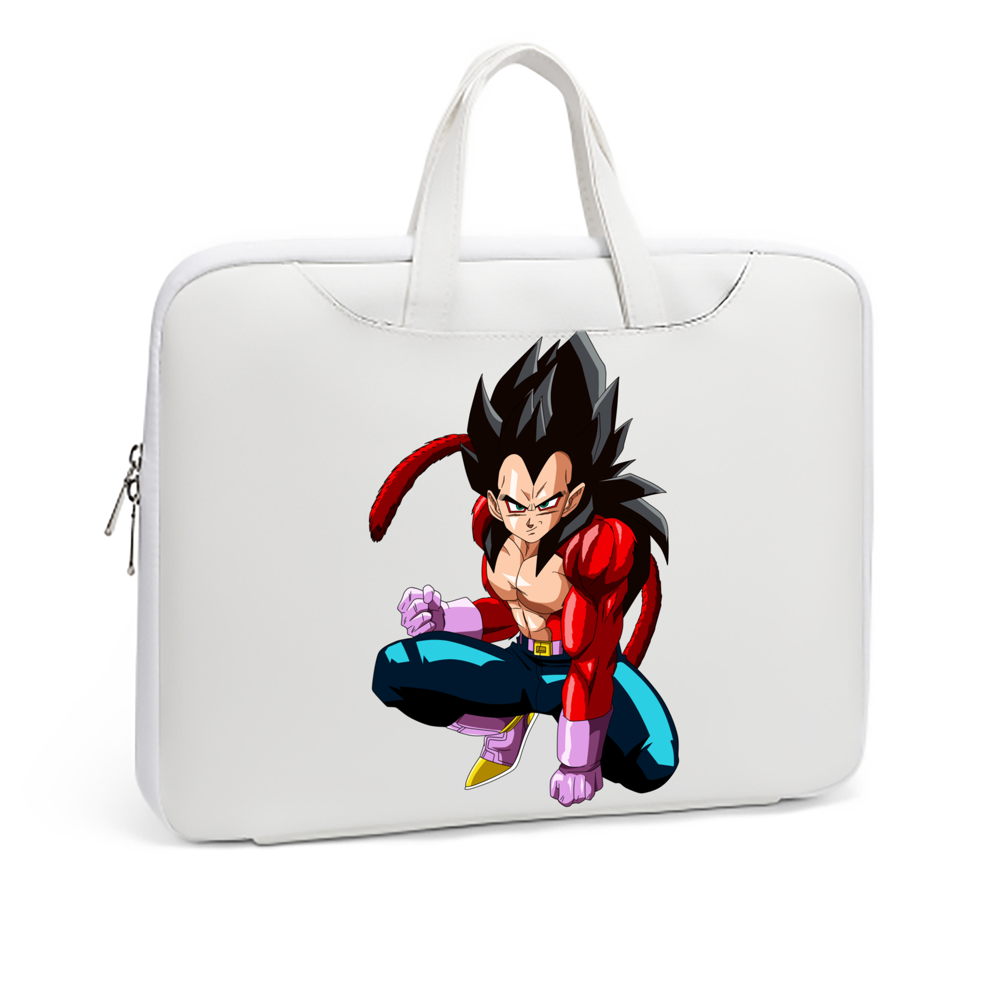 （画像用） ドラゴンボール ベジータ四世（Bejīta Yonsei）DRAGON BALL Vegeta IV レザーラップトップバッグ　ノートパソコンケース