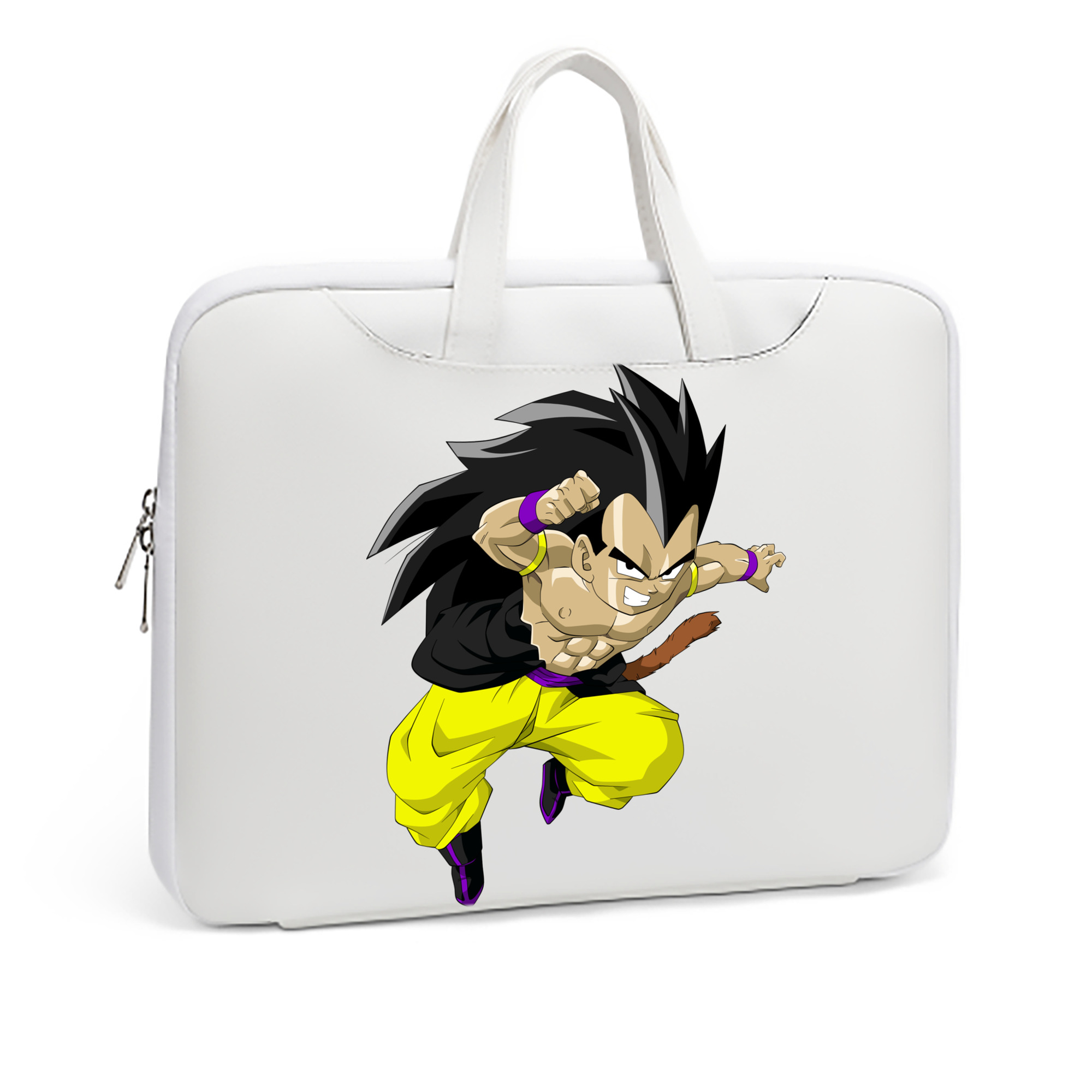 （画像用） ドラゴンボール ベジータ四世（Bejīta Yonsei）DRAGON BALL Vegeta IV レザーラップトップバッグ　ノートパソコンケース