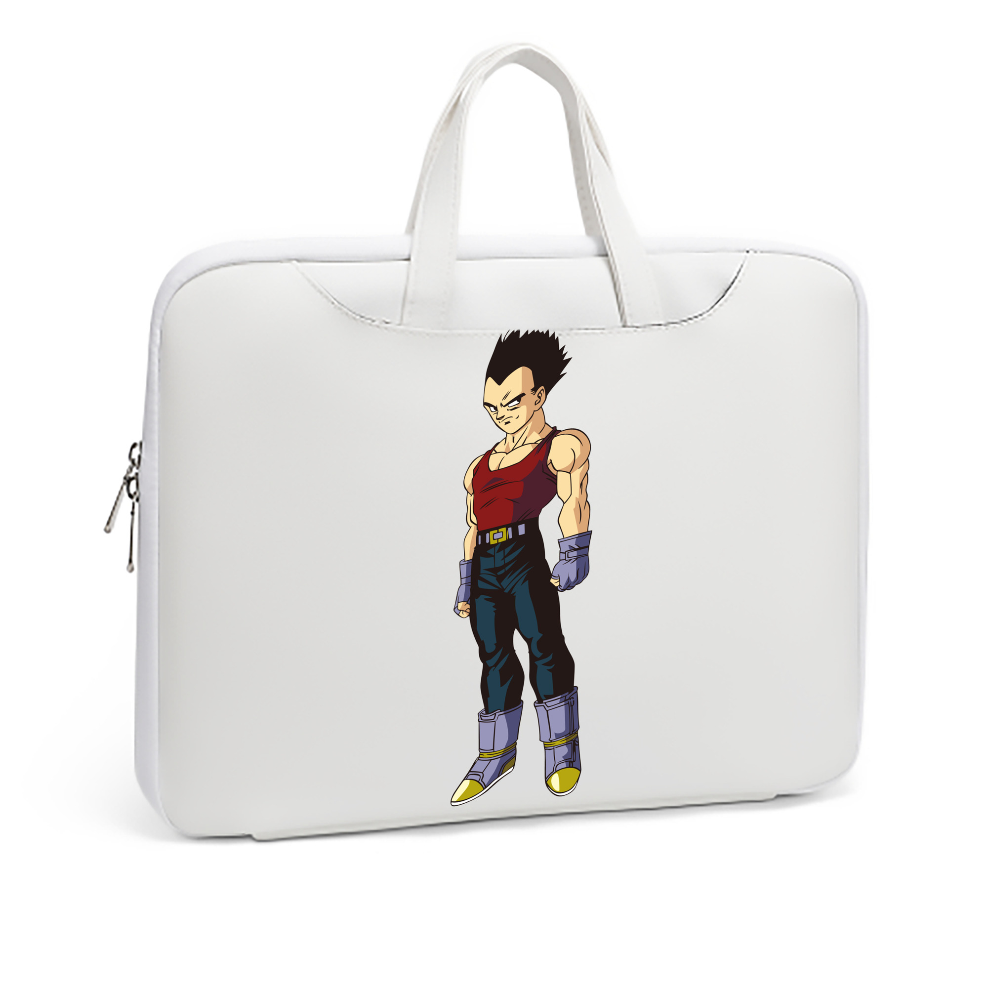 （画像用） ドラゴンボール ベジータ四世（Bejīta Yonsei）DRAGON BALL Vegeta IV レザーラップトップバッグ　ノートパソコンケース
