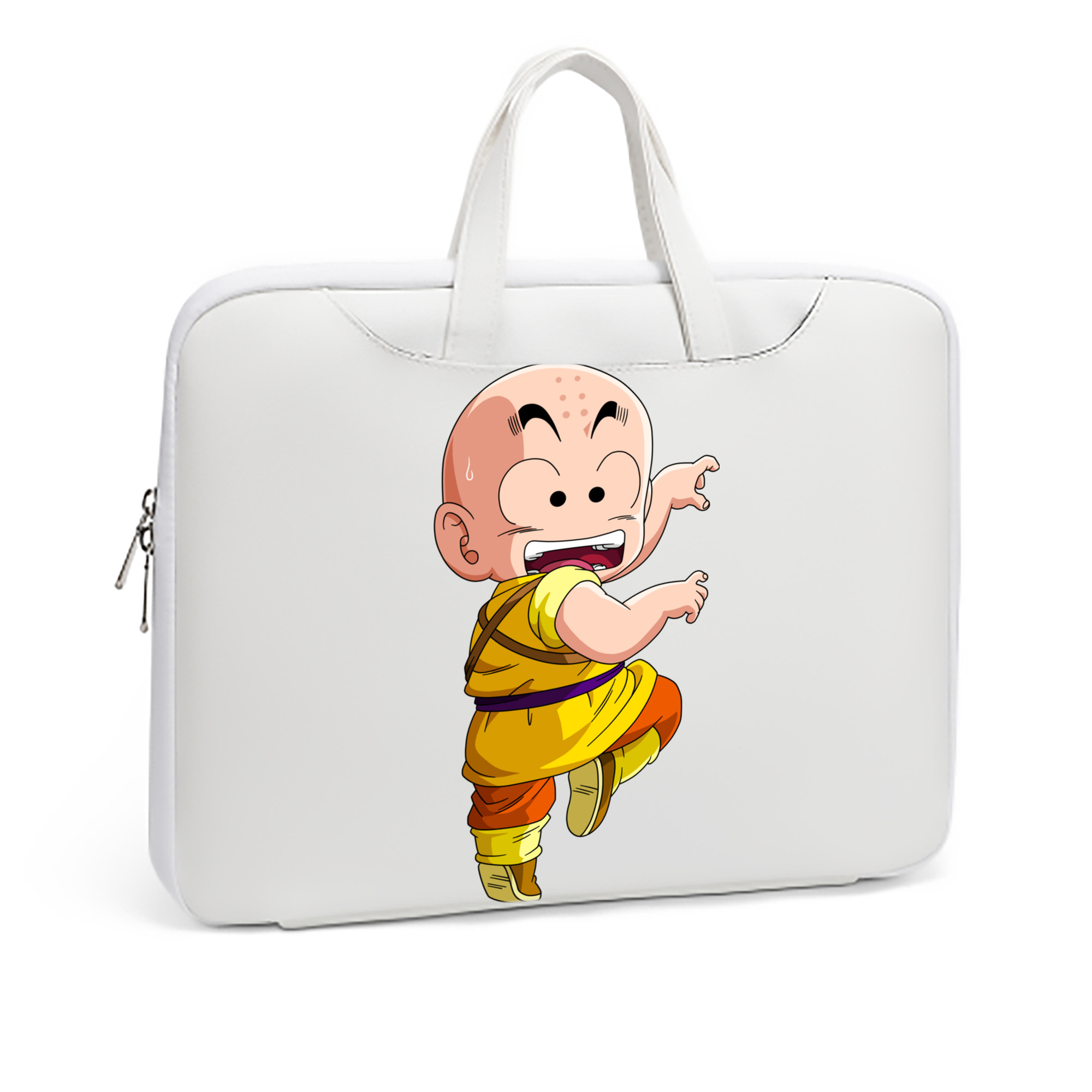 （画像用） ドラゴンボール クリリン DRAGON BALL krillin レザーラップトップバッグ　ノートパソコンケース