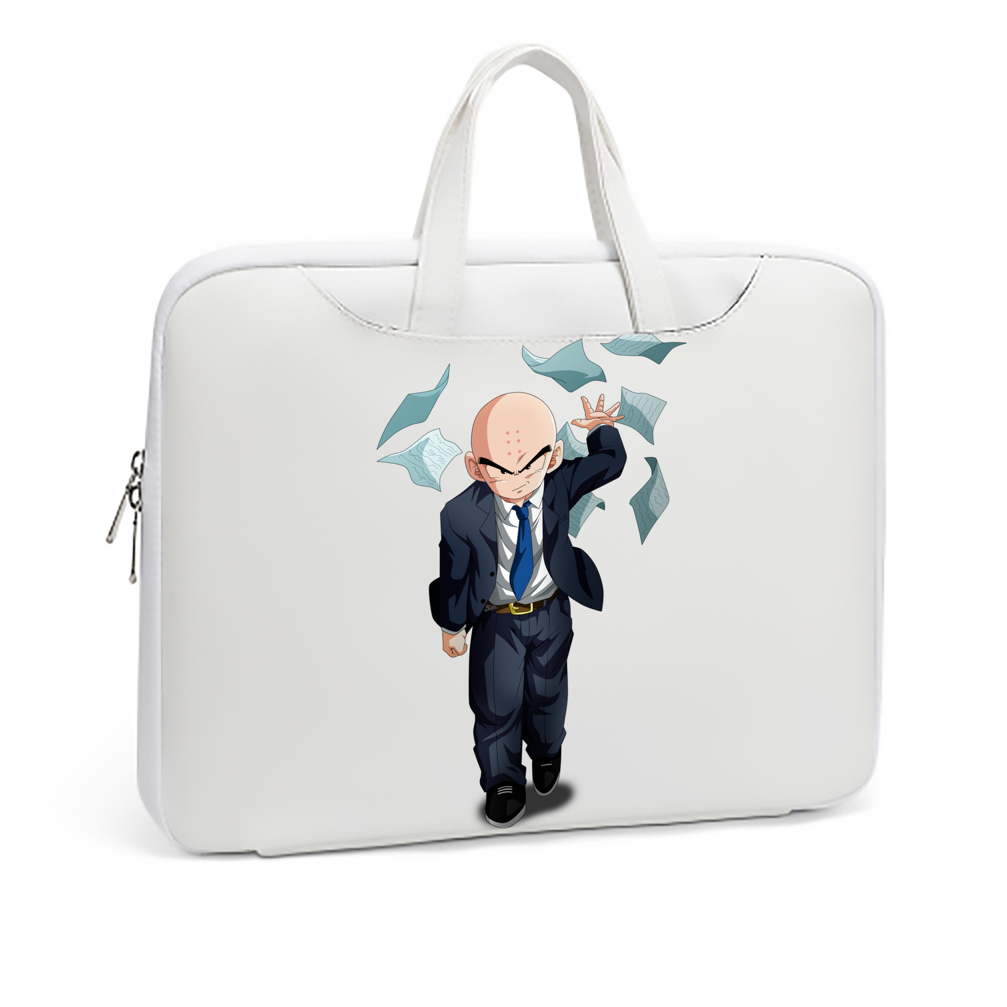 （画像用） ドラゴンボール クリリン DRAGON BALL krillin レザーラップトップバッグ　ノートパソコンケース