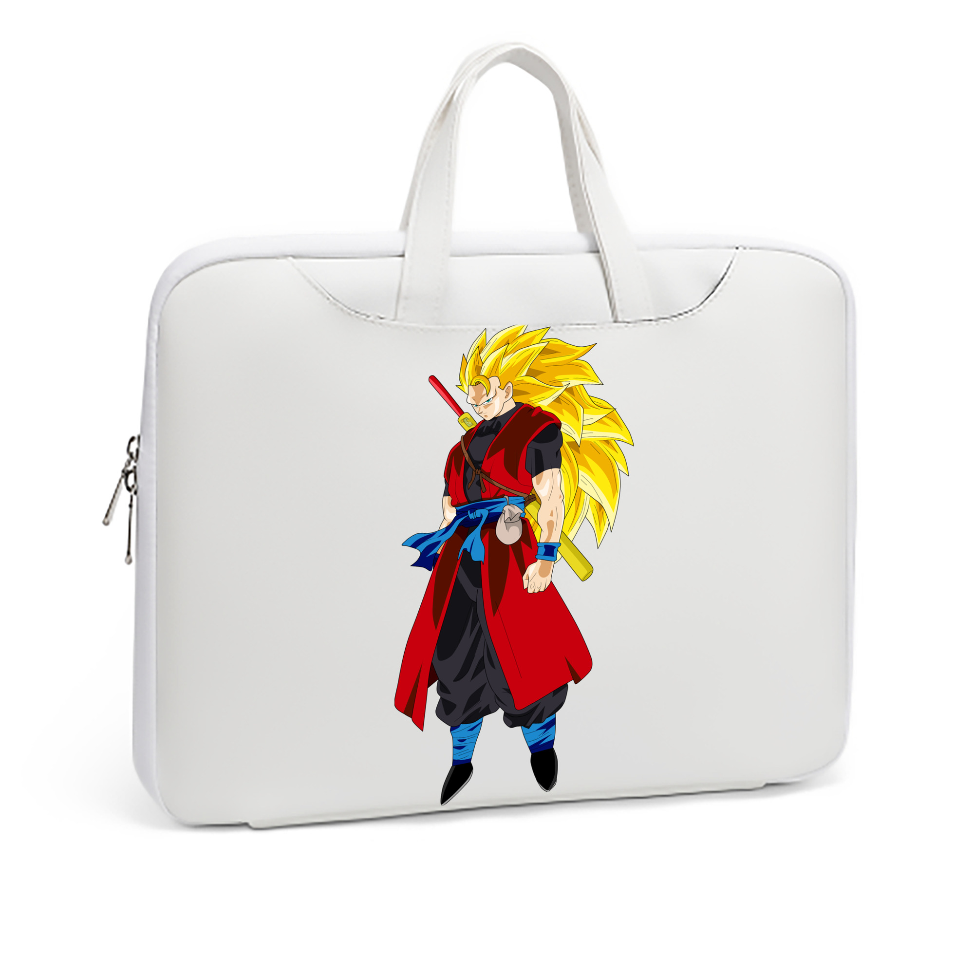 （画像用） ドラゴンボール トランクス（Torankusu）DRAGON BALL Trunks レザーラップトップバッグ　ノートパソコンケース