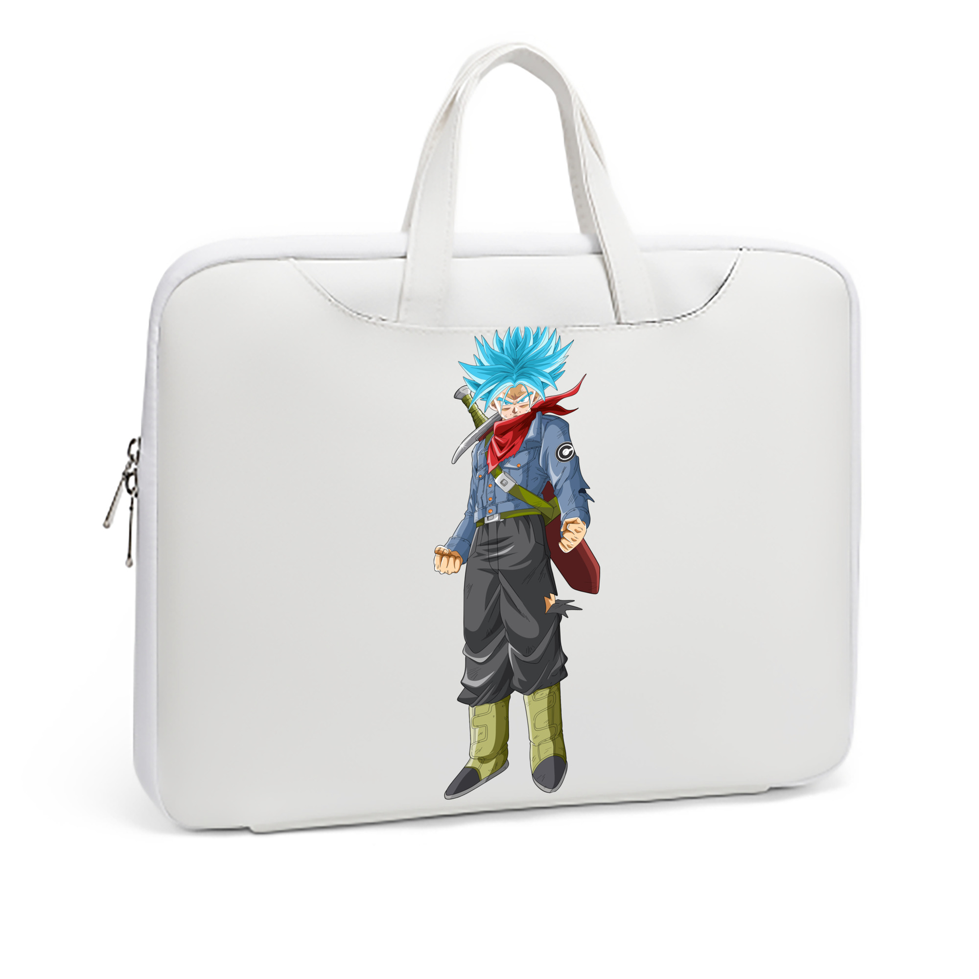 （画像用） ドラゴンボール トランクス（Torankusu）DRAGON BALL Trunks レザーラップトップバッグ　ノートパソコンケース