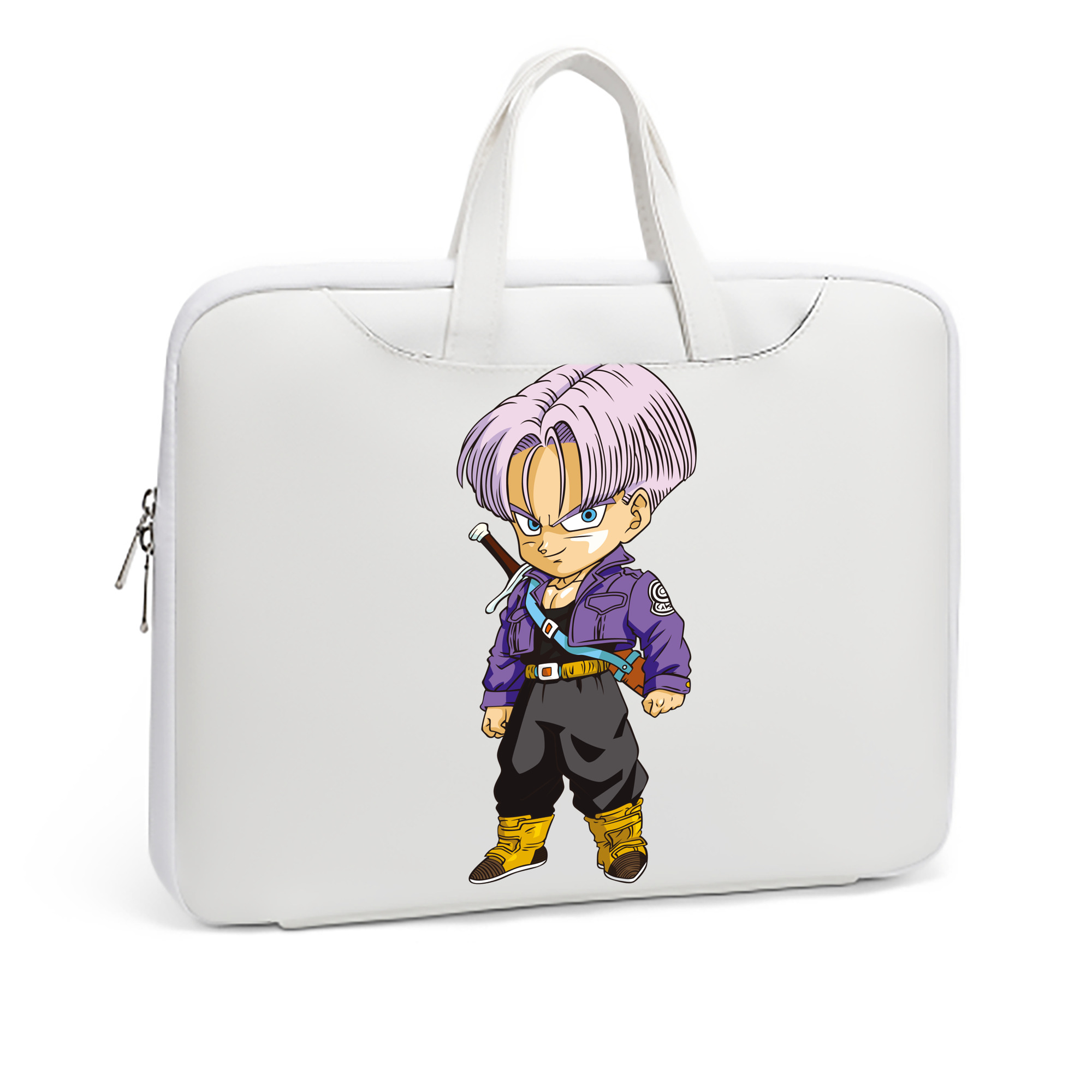 （画像用） ドラゴンボール トランクス（Torankusu）DRAGON BALL Trunks レザーラップトップバッグ　ノートパソコンケース