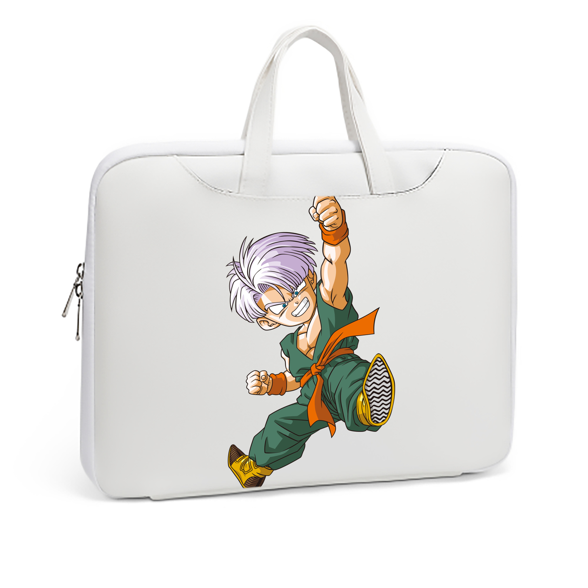（画像用） ドラゴンボール トランクス（Torankusu）DRAGON BALL Trunks レザーラップトップバッグ　ノートパソコンケース