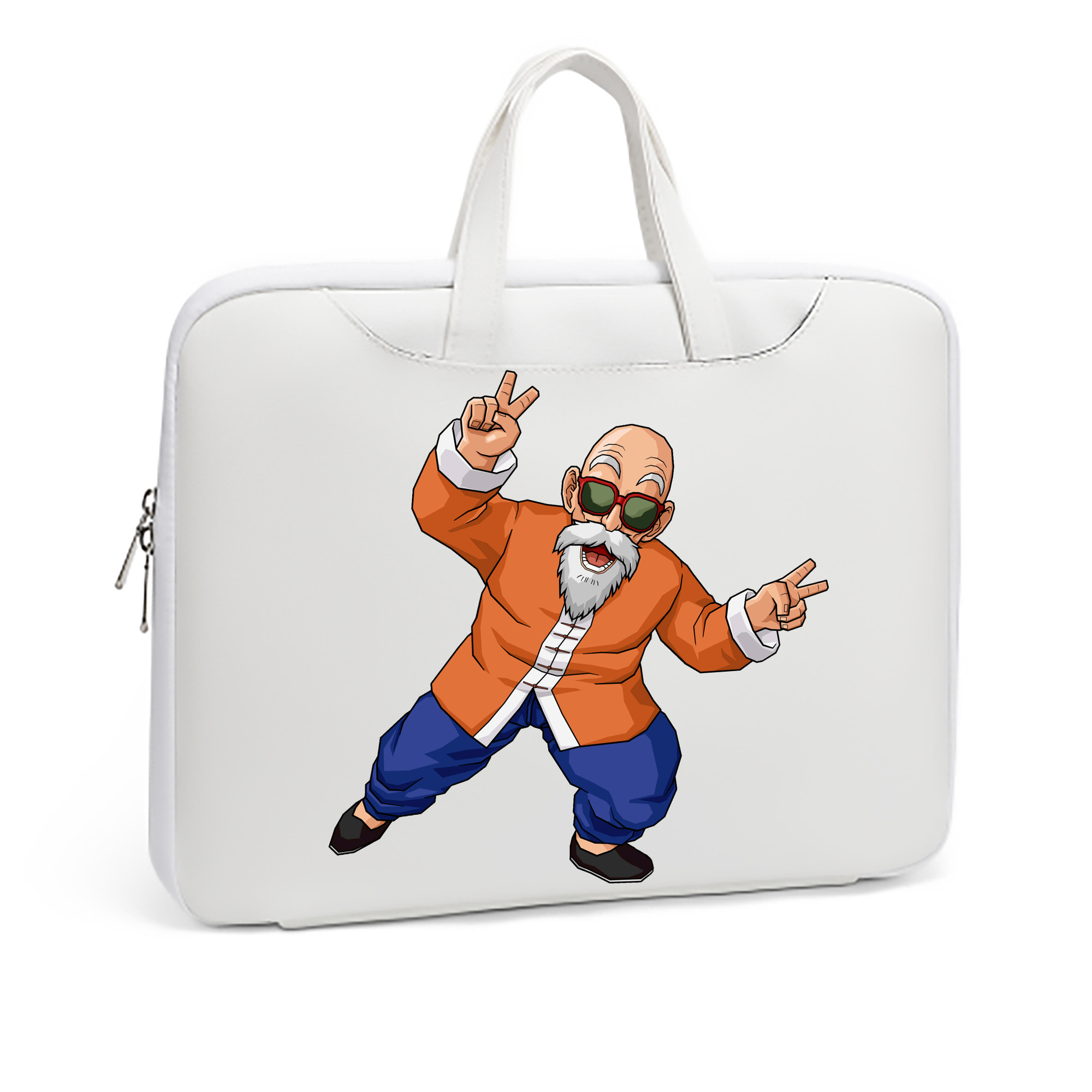 （画像用） ドラゴンボール 亀仙人（かめせんにん） DRAGON BALL Master Roshi Kame Sennin レザーラップトップバッグ　ノートパソコンケース