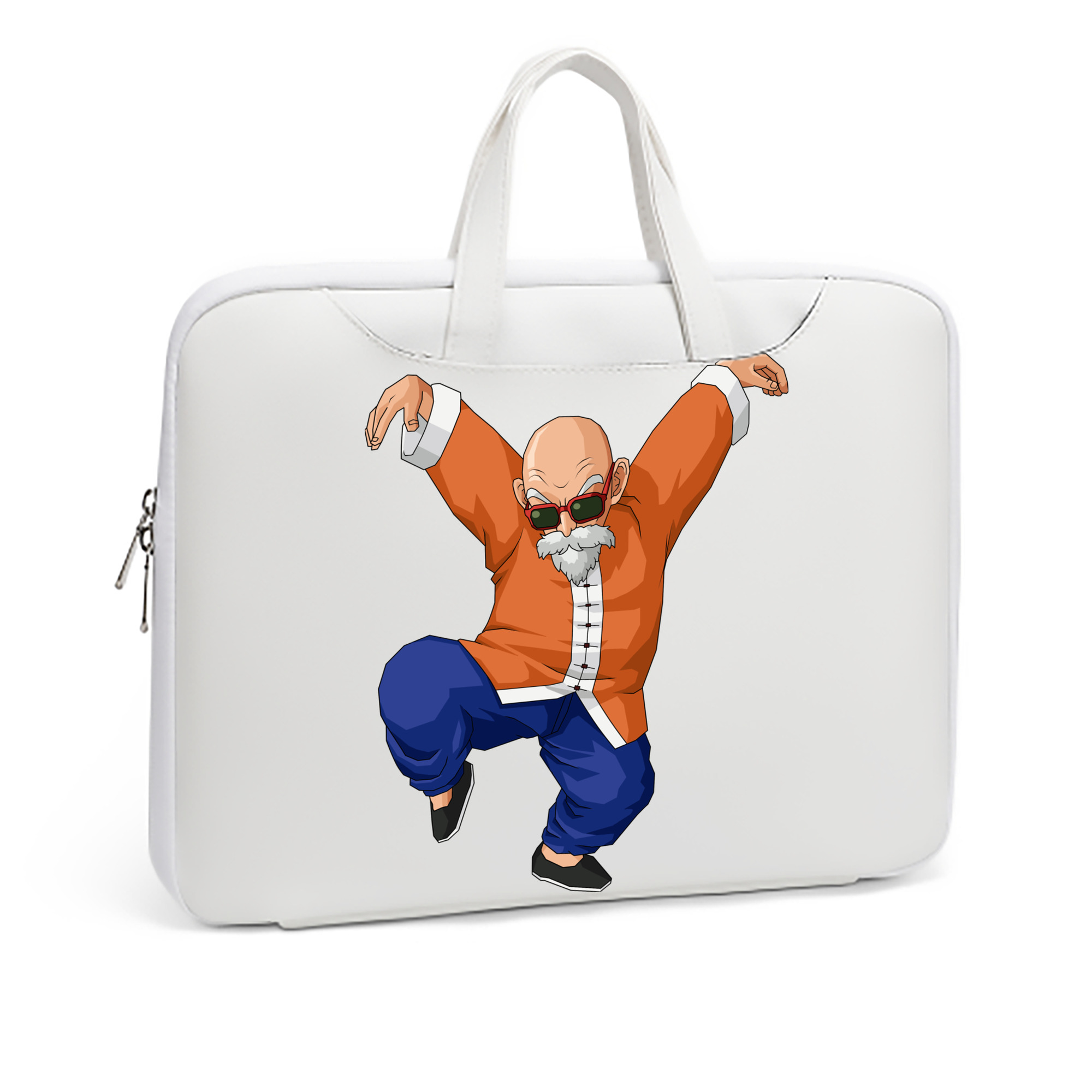 （画像用） ドラゴンボール 亀仙人（かめせんにん） DRAGON BALL Master Roshi Kame Sennin レザーラップトップバッグ　ノートパソコンケース