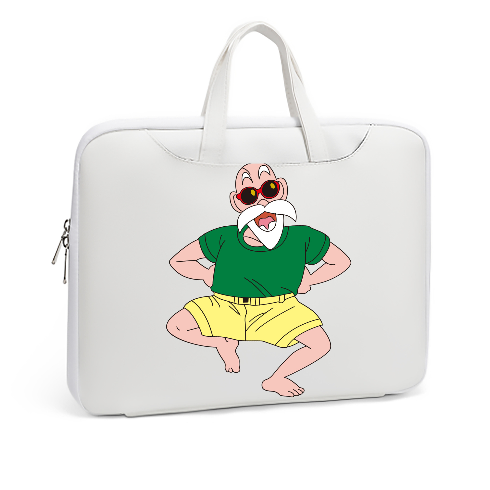 （画像用） ドラゴンボール 亀仙人（かめせんにん） DRAGON BALL Master Roshi Kame Sennin レザーラップトップバッグ　ノートパソコンケース