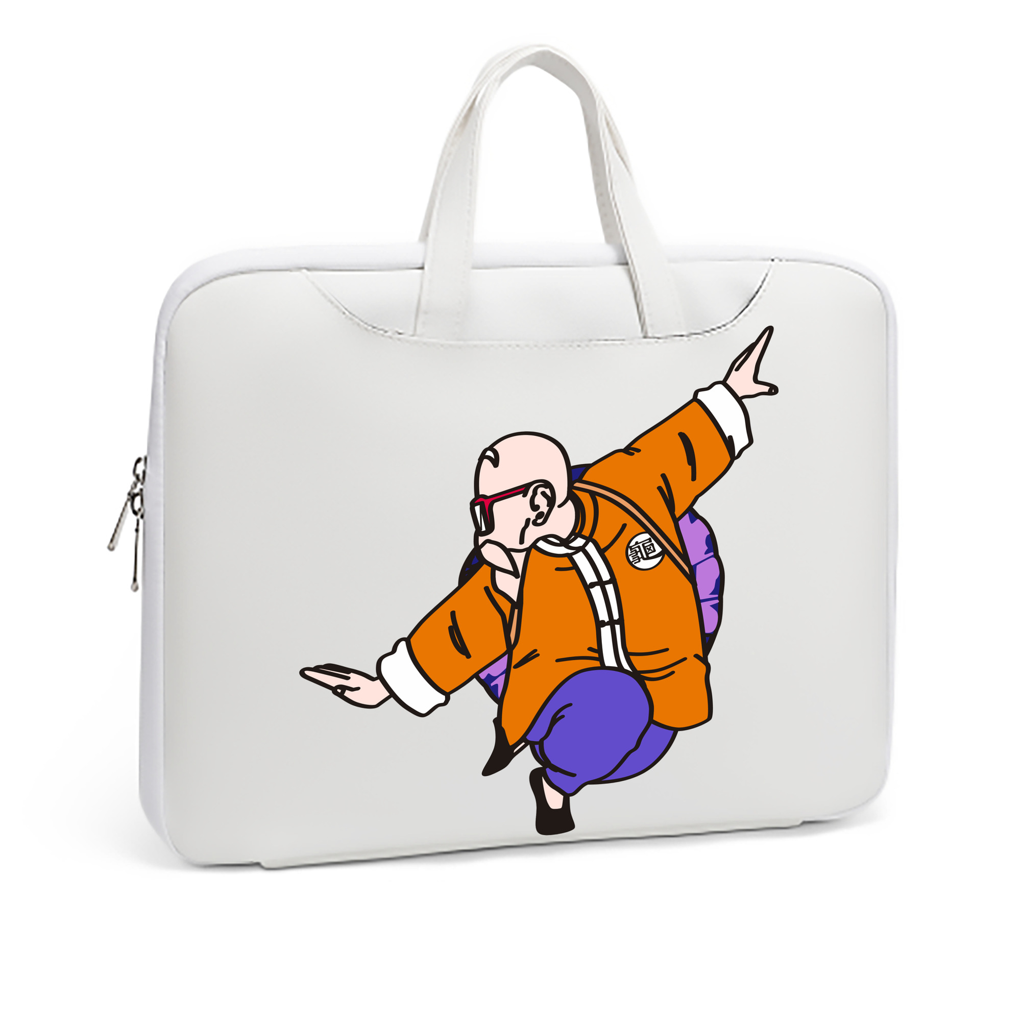 （画像用） ドラゴンボール 亀仙人（かめせんにん） DRAGON BALL Master Roshi Kame Sennin レザーラップトップバッグ　ノートパソコンケース