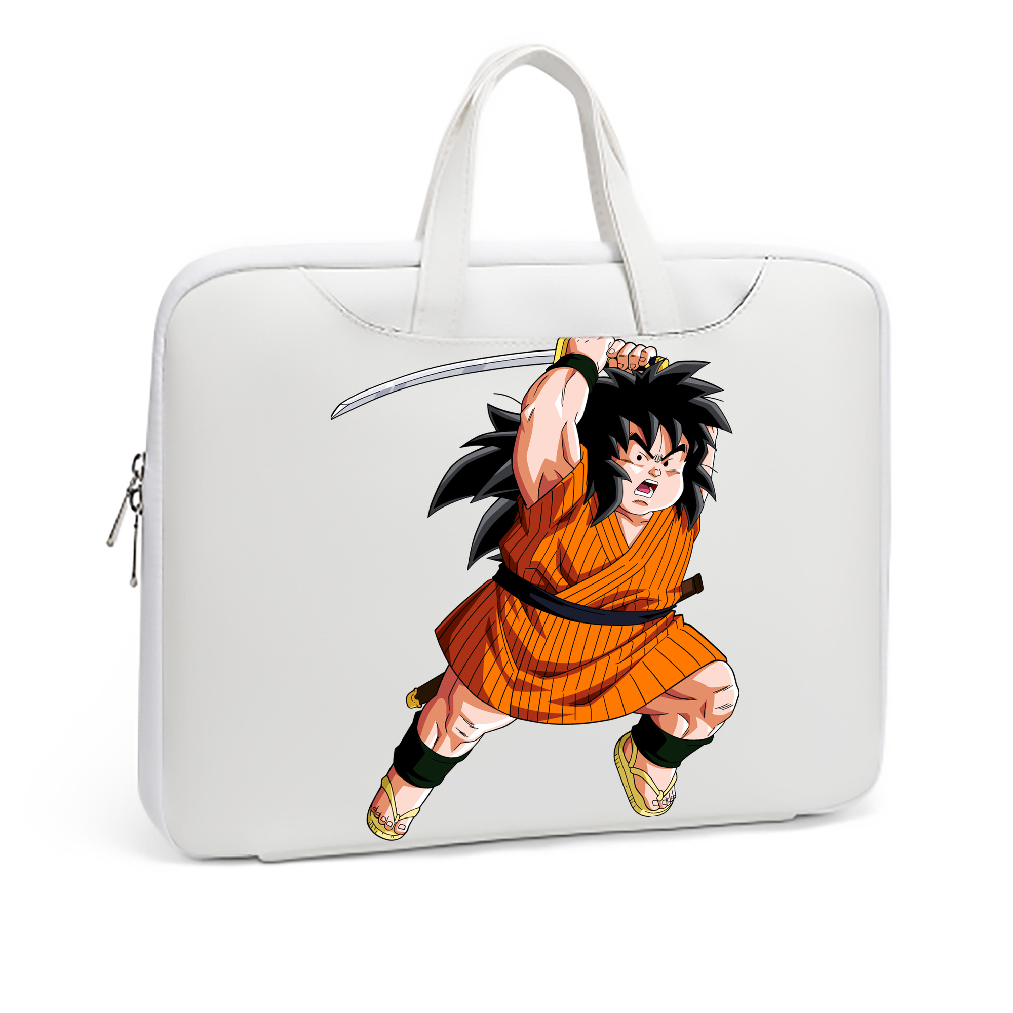 （画像用） ドラゴンボール やじろべえ DRAGON BALL Yajirobe レザーラップトップバッグ　ノートパソコンケース