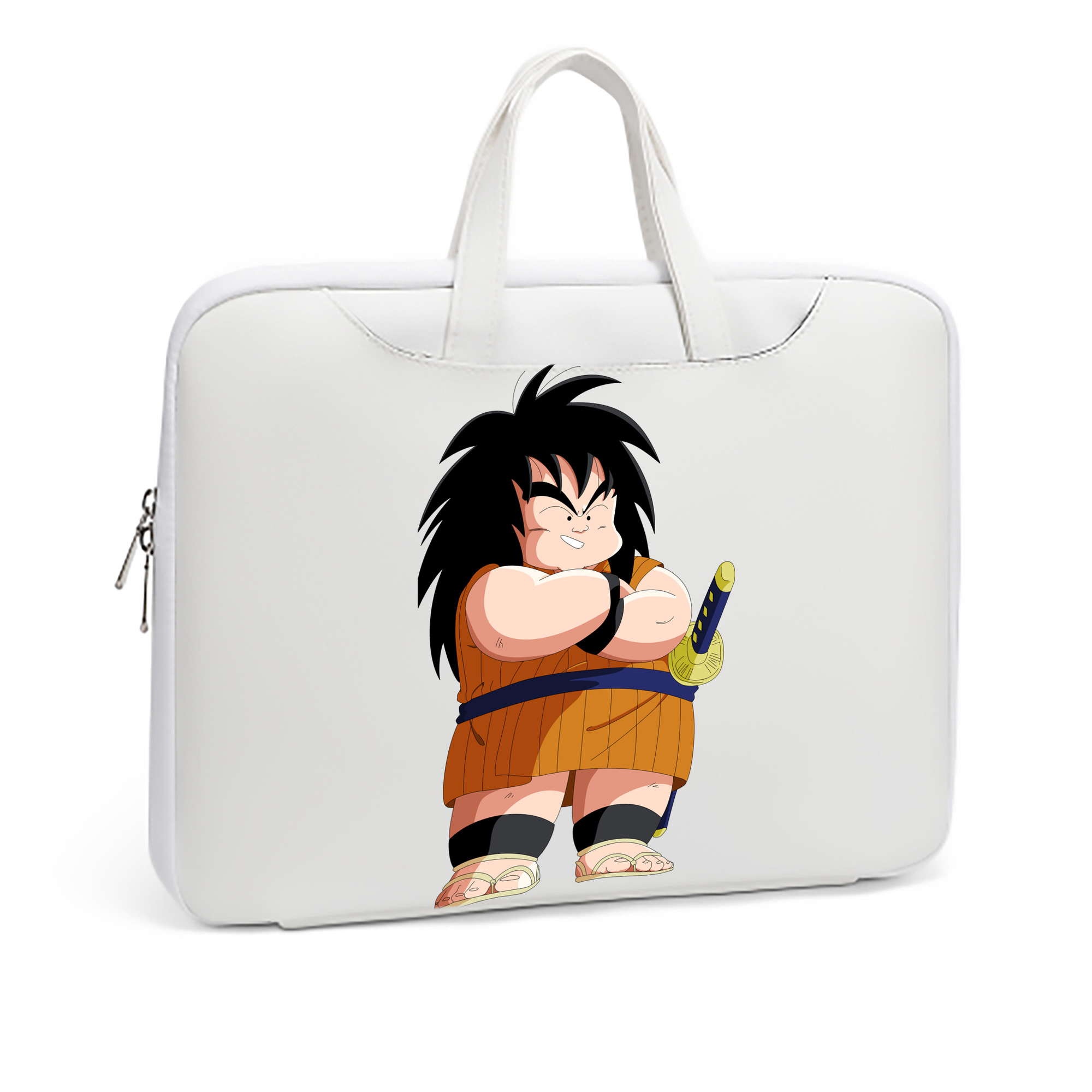 （画像用） ドラゴンボール やじろべえ DRAGON BALL Yajirobe レザーラップトップバッグ　ノートパソコンケース