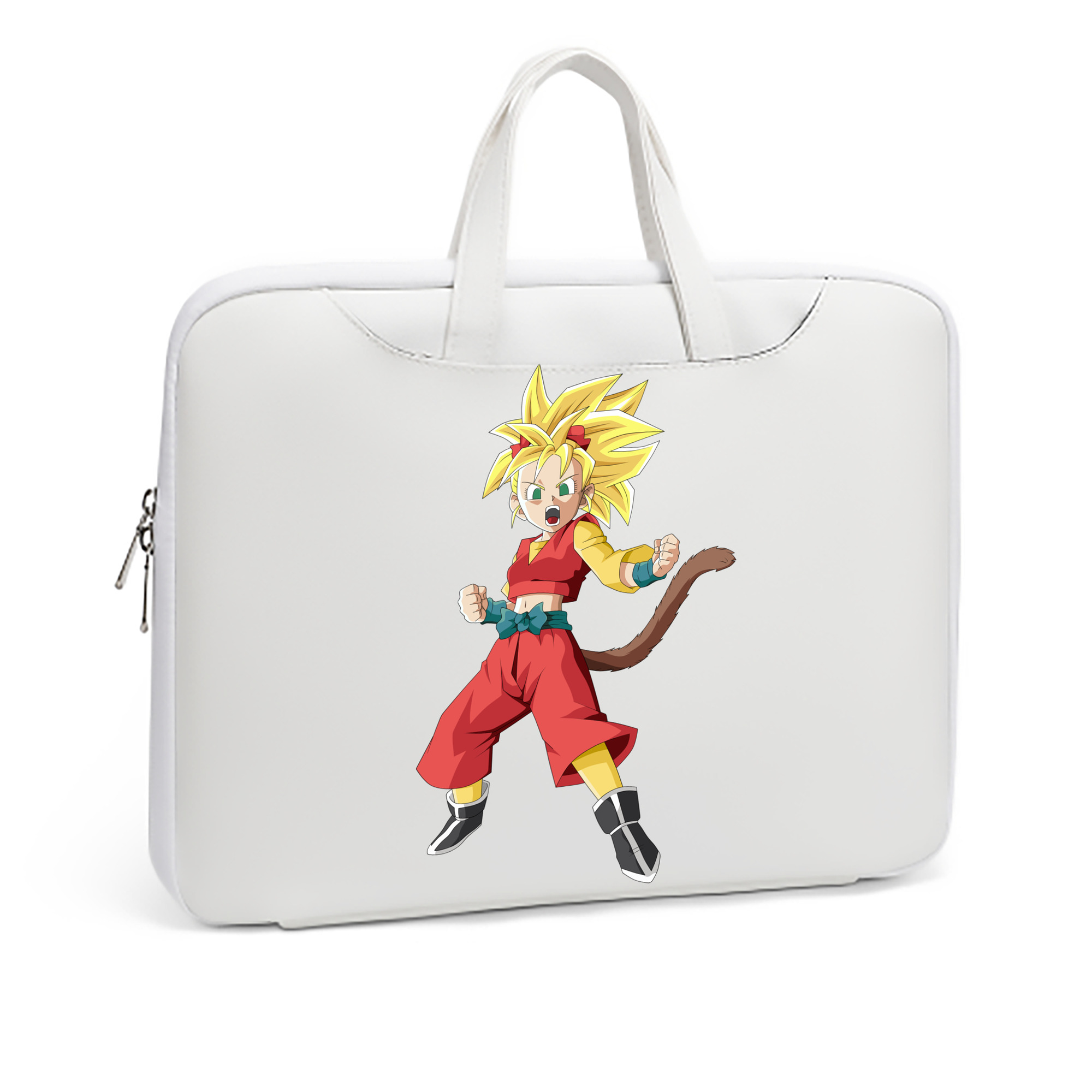 （画像用） ドラゴンボール カリフラ DRAGON BALL Caulifla レザーラップトップバッグ　ノートパソコンケース