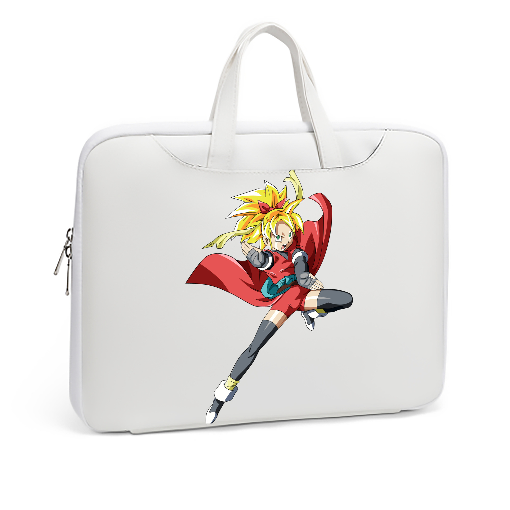 （画像用） ドラゴンボール カリフラ DRAGON BALL Caulifla レザーラップトップバッグ　ノートパソコンケース