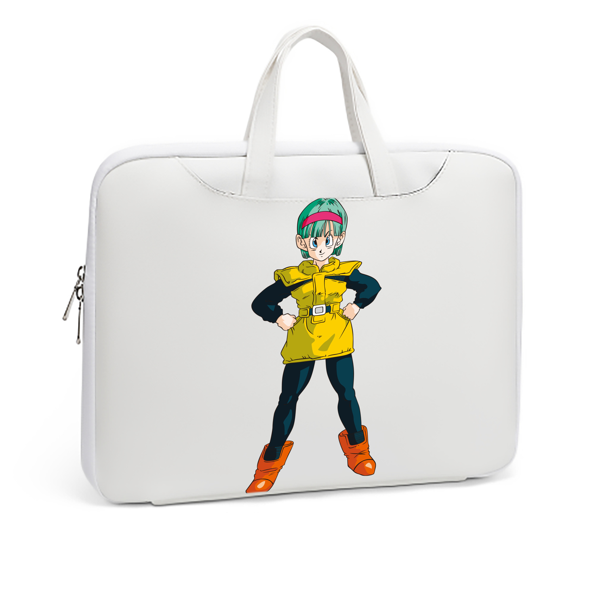 （画像用） ドラゴンボール ブルマ DRAGON BALL Bulma レザーラップトップバッグ　ノートパソコンケース