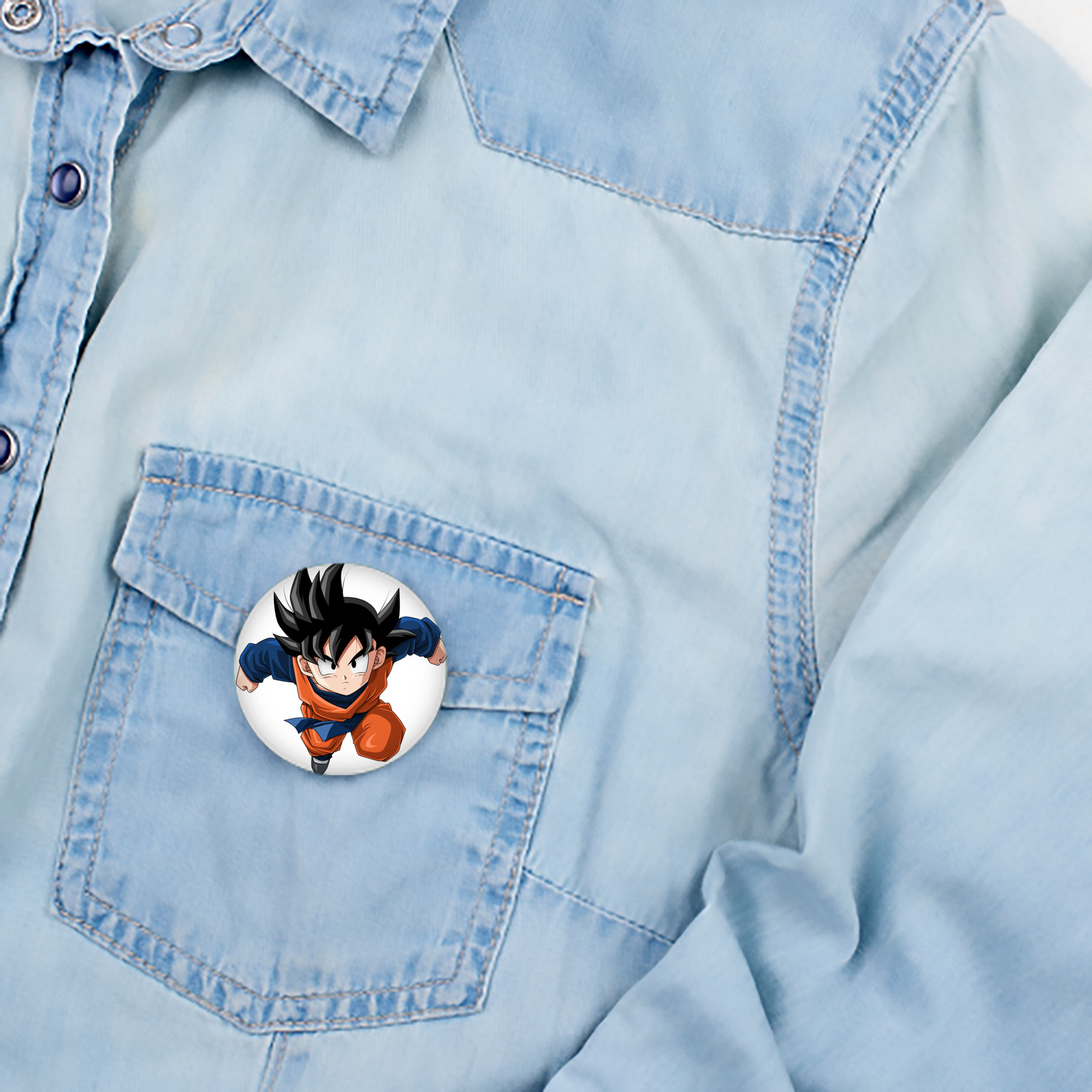 ドラゴンボール 孫悟空（そん ごくう）Son Goku カカロット DRAGON BALL Kakarotto 6cm 缶バッジ 複数セット