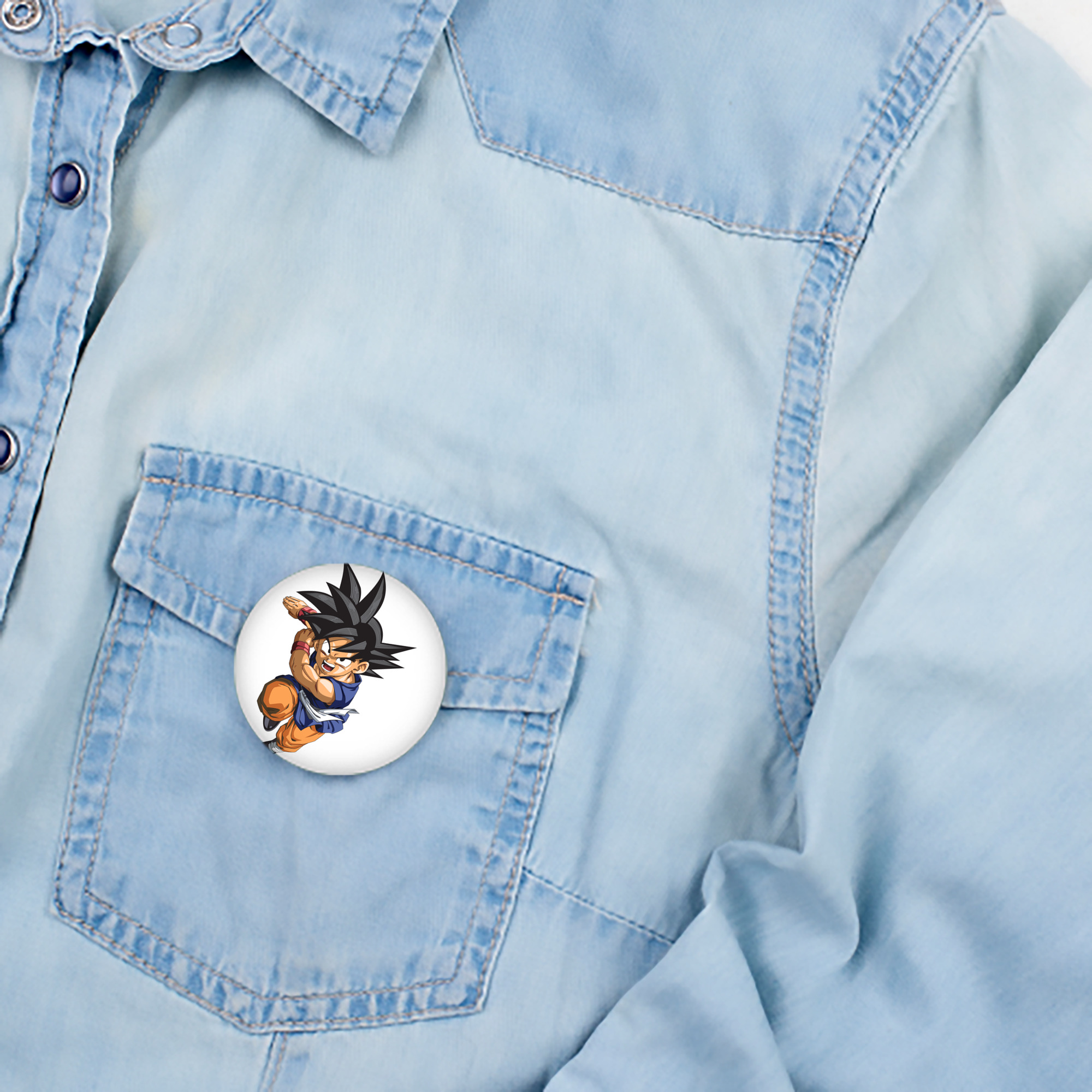 ドラゴンボール 孫悟空（そん ごくう）Son Goku カカロット DRAGON BALL Kakarotto 6cm 缶バッジ 複数セット
