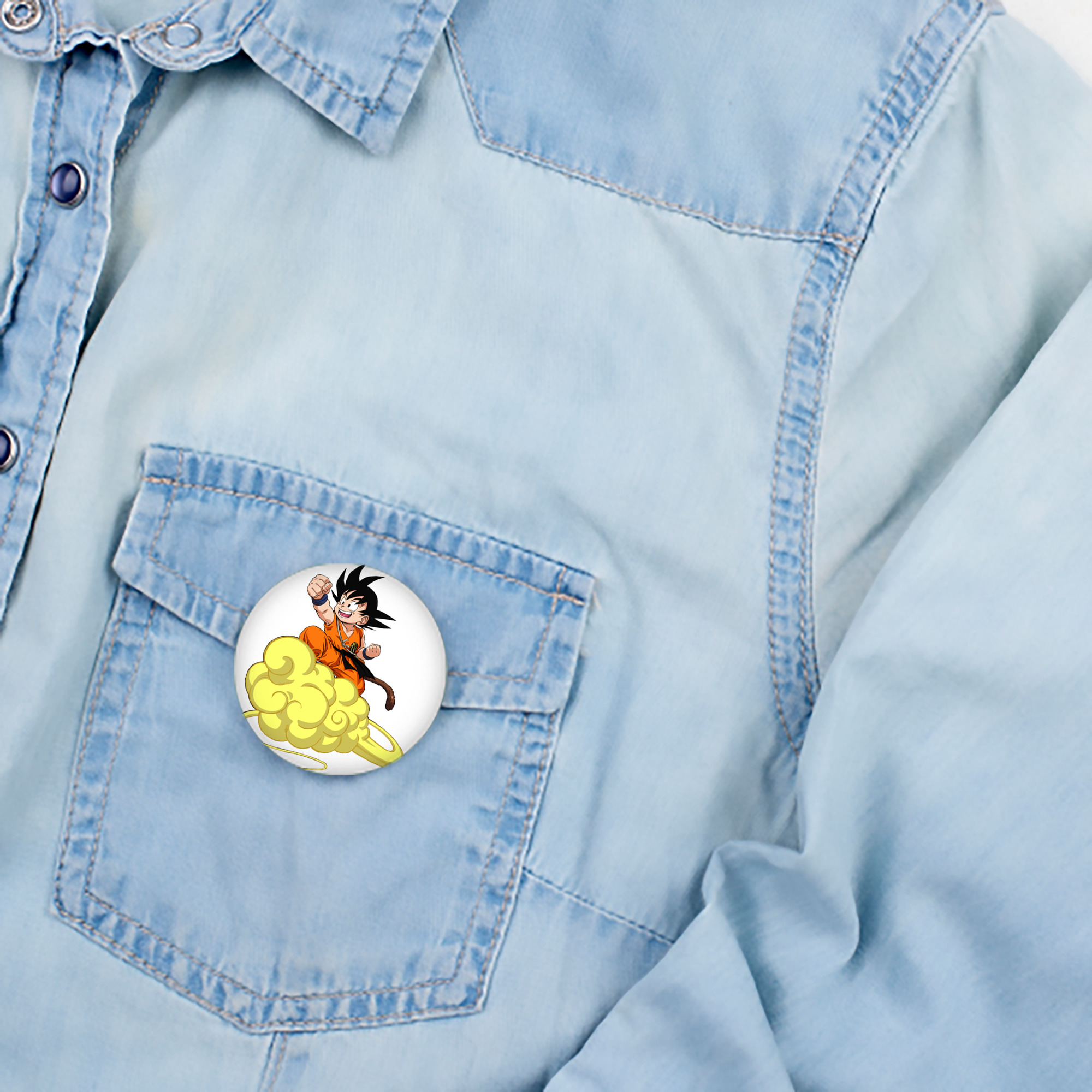 ドラゴンボール 孫悟空（そん ごくう）Son Goku カカロット DRAGON BALL Kakarotto 6cm 缶バッジ 複数セット