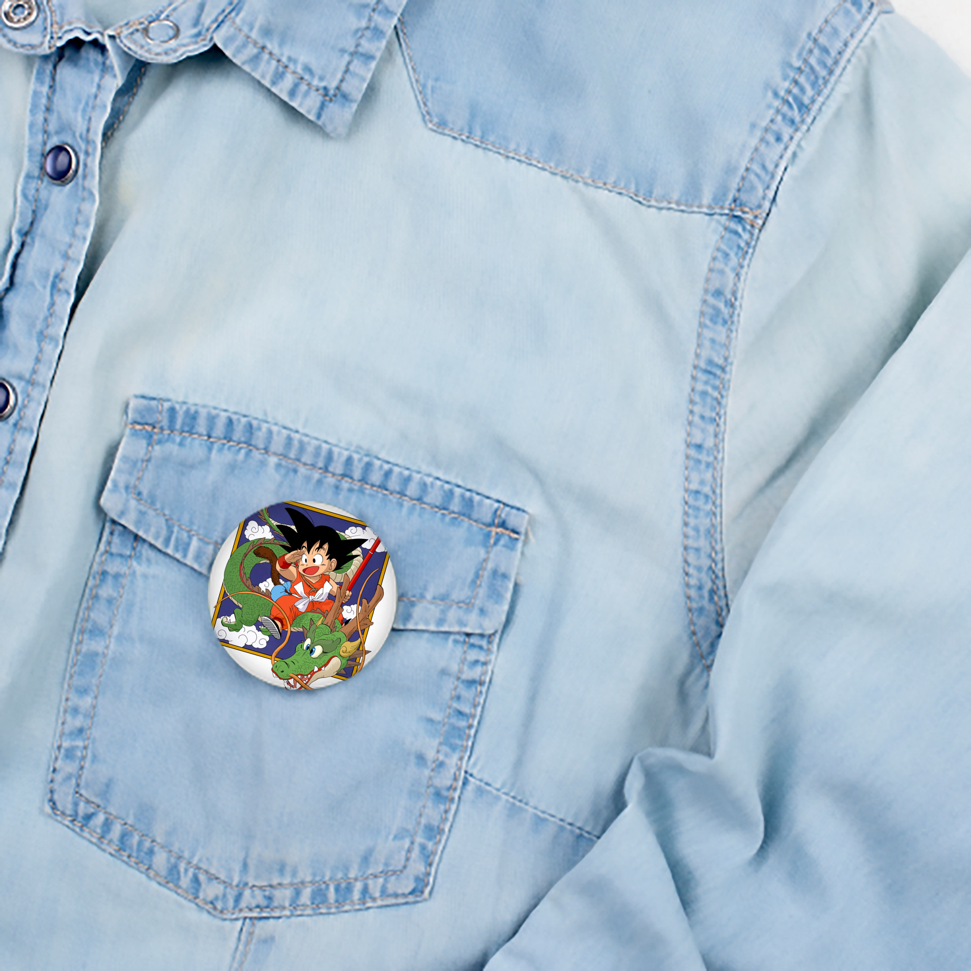 ドラゴンボール 孫悟空（そん ごくう）Son Goku カカロット DRAGON BALL Kakarotto 6cm 缶バッジ 複数セット