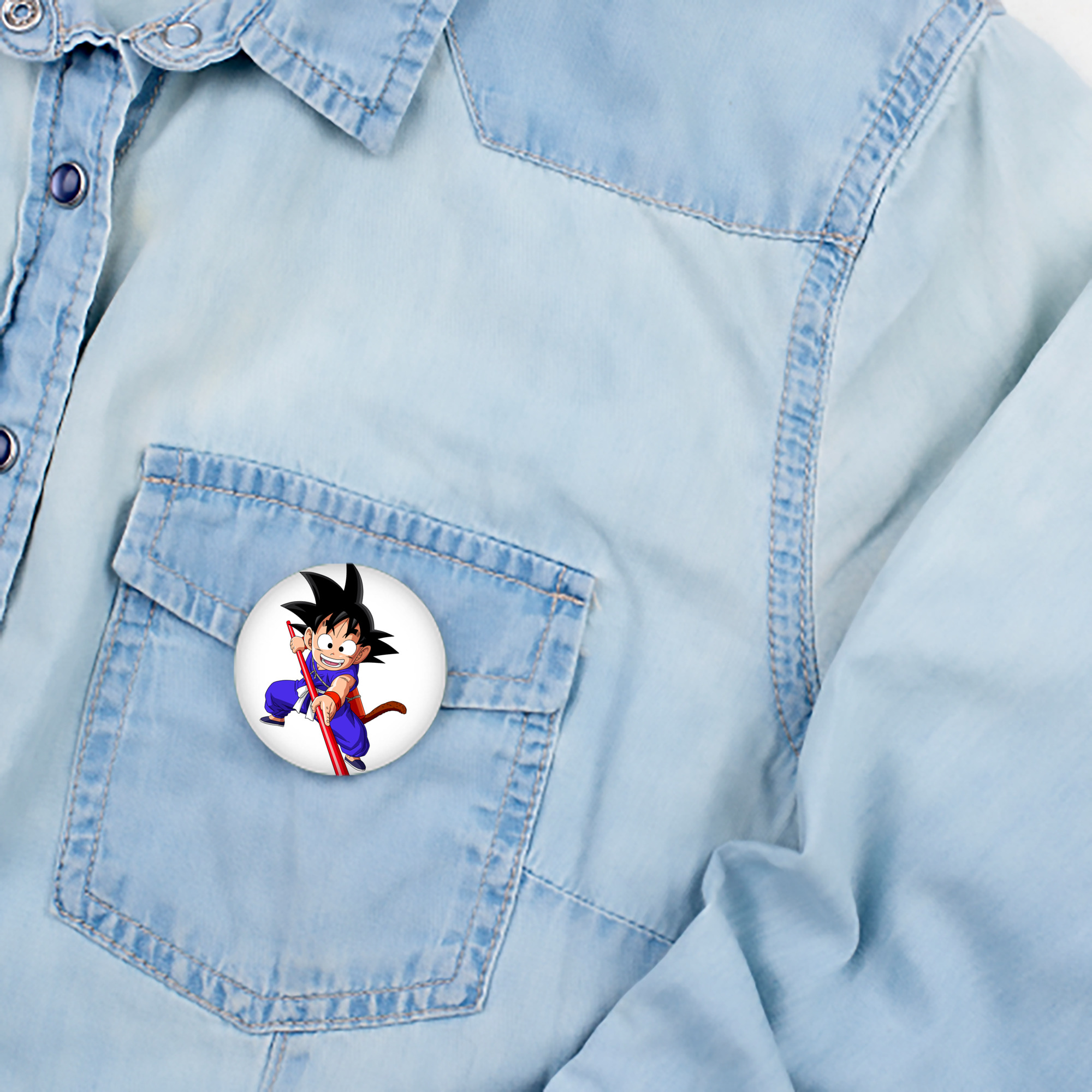 ドラゴンボール 孫悟空（そん ごくう）Son Goku カカロット DRAGON BALL Kakarotto 6cm 缶バッジ 複数セット