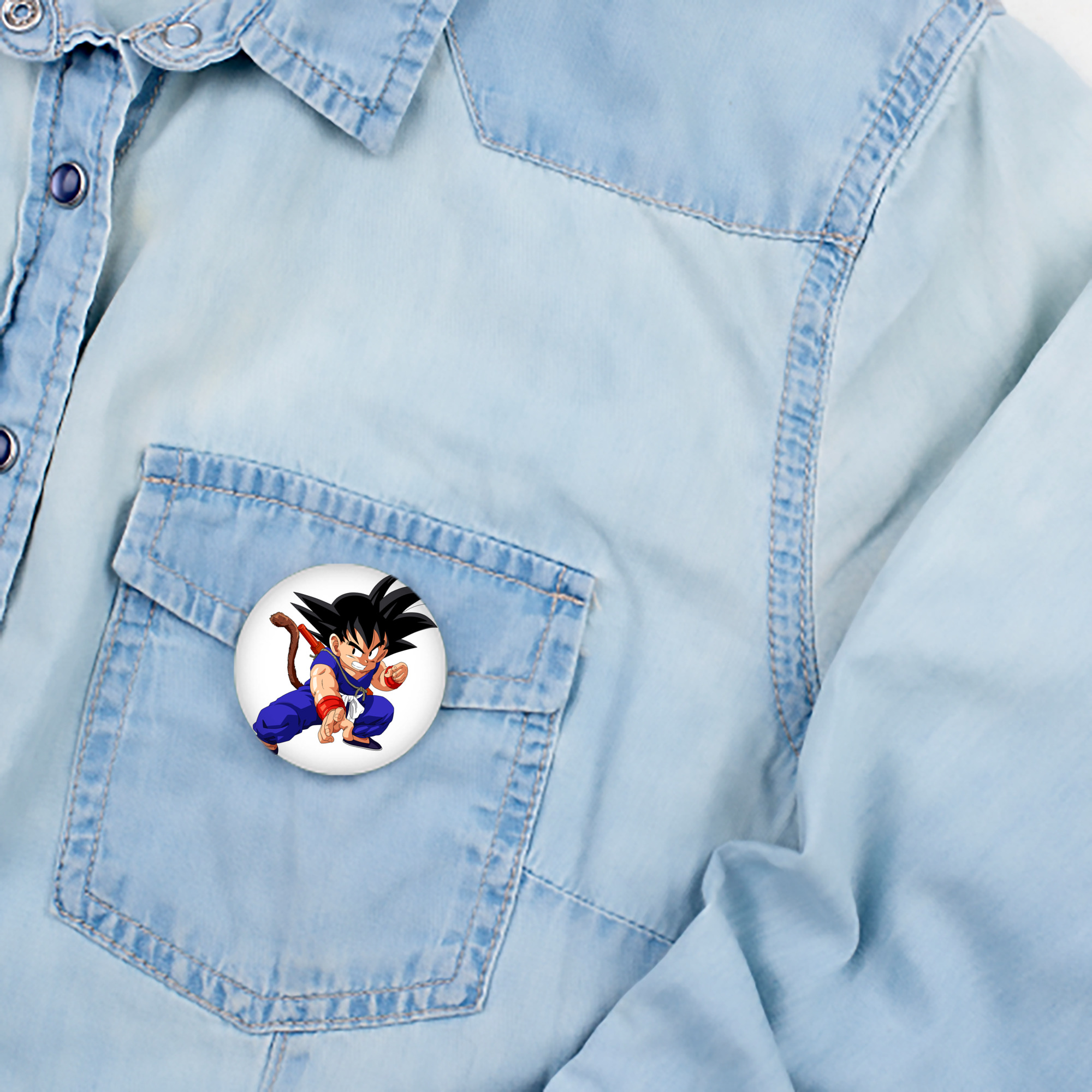 ドラゴンボール 孫悟空（そん ごくう）Son Goku カカロット DRAGON BALL Kakarotto 6cm 缶バッジ 複数セット