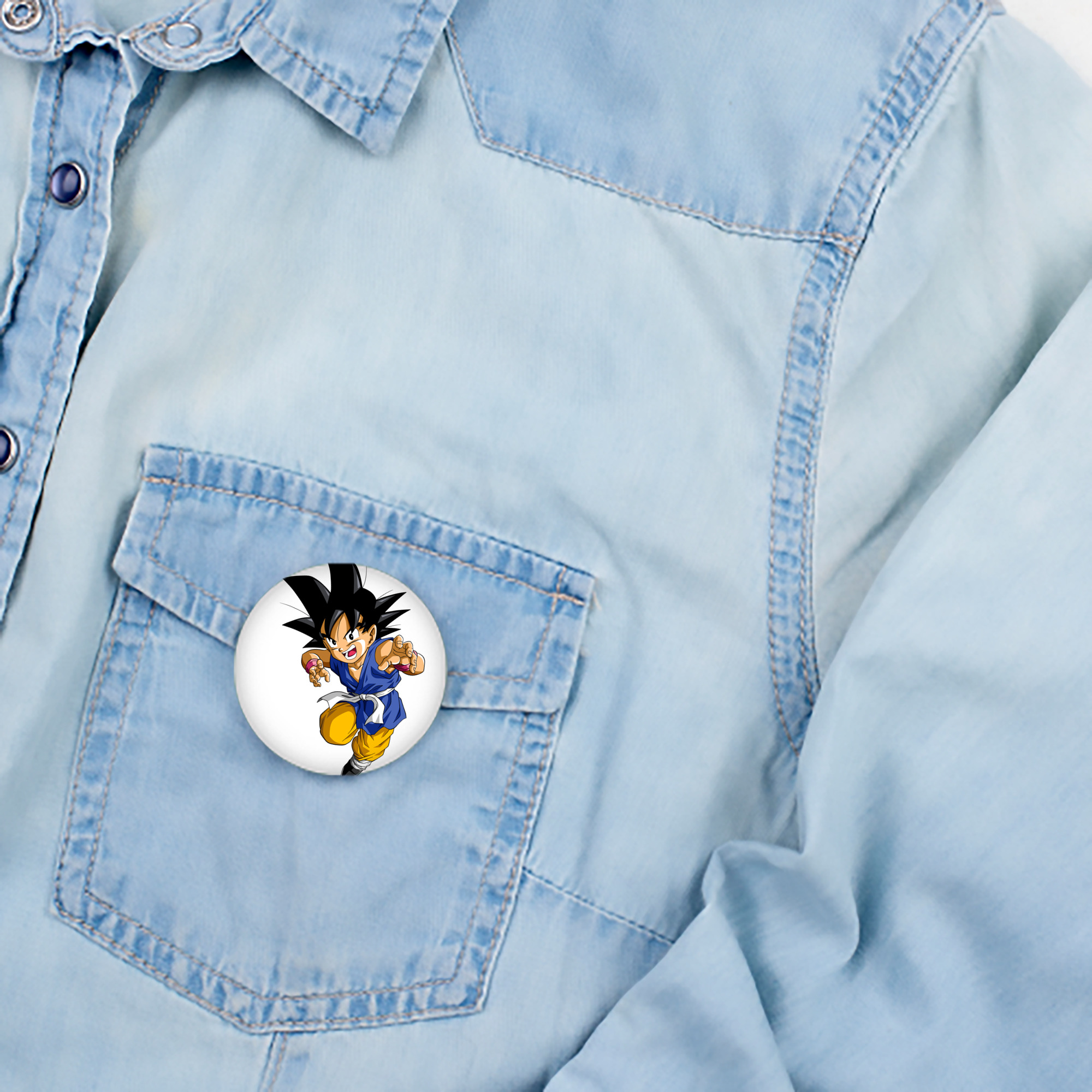 ドラゴンボール 孫悟空（そん ごくう）Son Goku カカロット DRAGON BALL Kakarotto 6cm 缶バッジ 複数セット