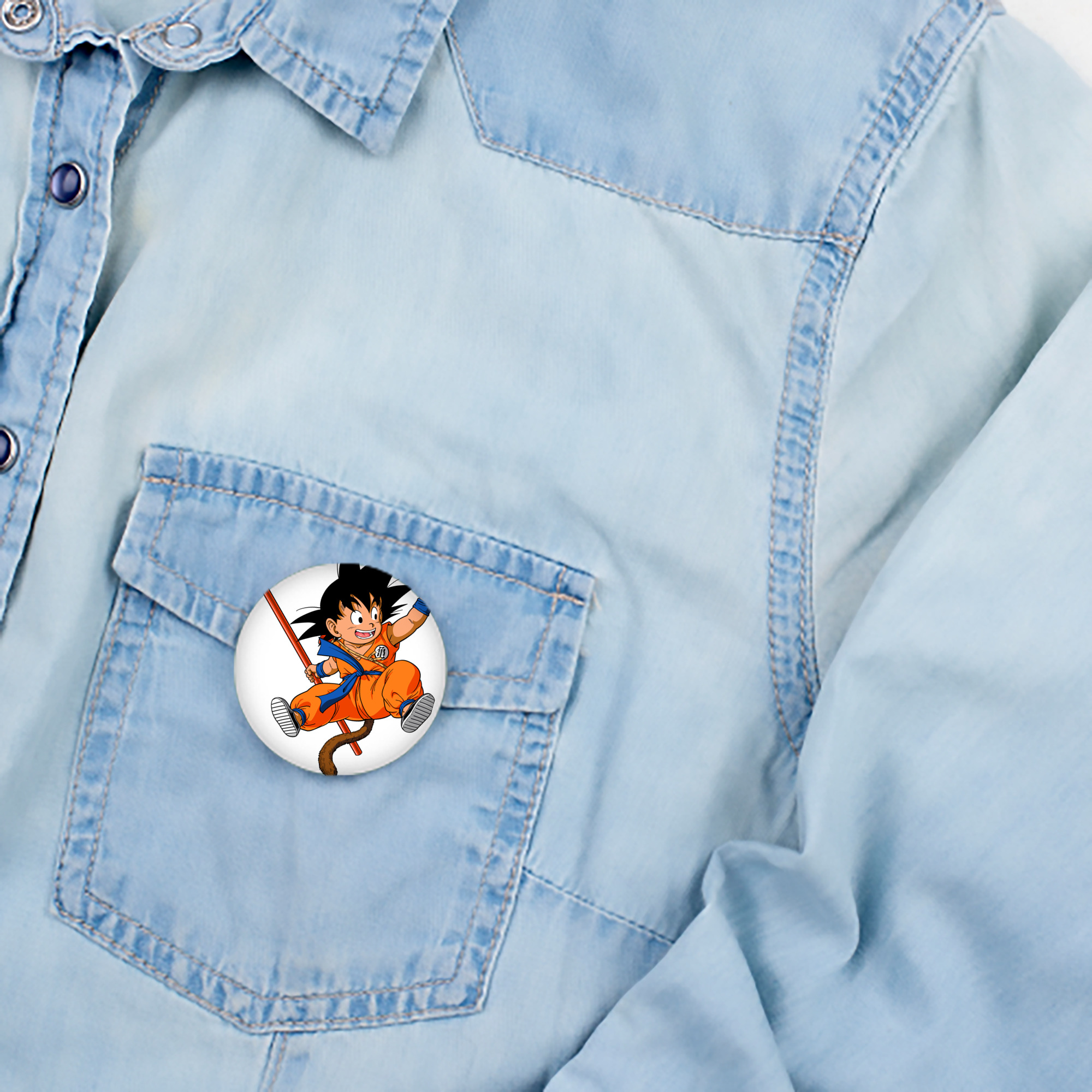 ドラゴンボール 孫悟空（そん ごくう）Son Goku カカロット DRAGON BALL Kakarotto 6cm 缶バッジ 複数セット