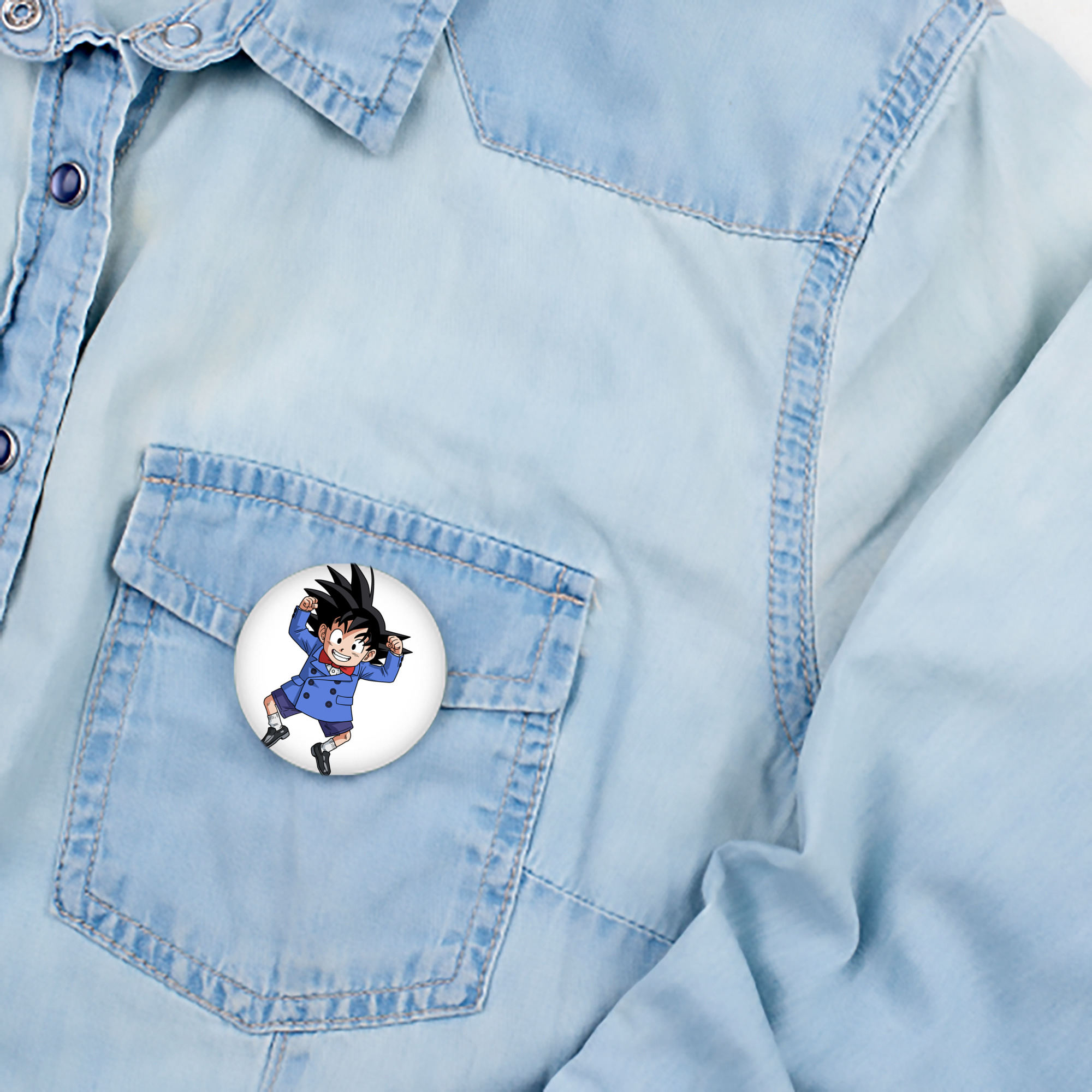 ドラゴンボール 孫悟空（そん ごくう）Son Goku カカロット DRAGON BALL Kakarotto 6cm 缶バッジ 複数セット