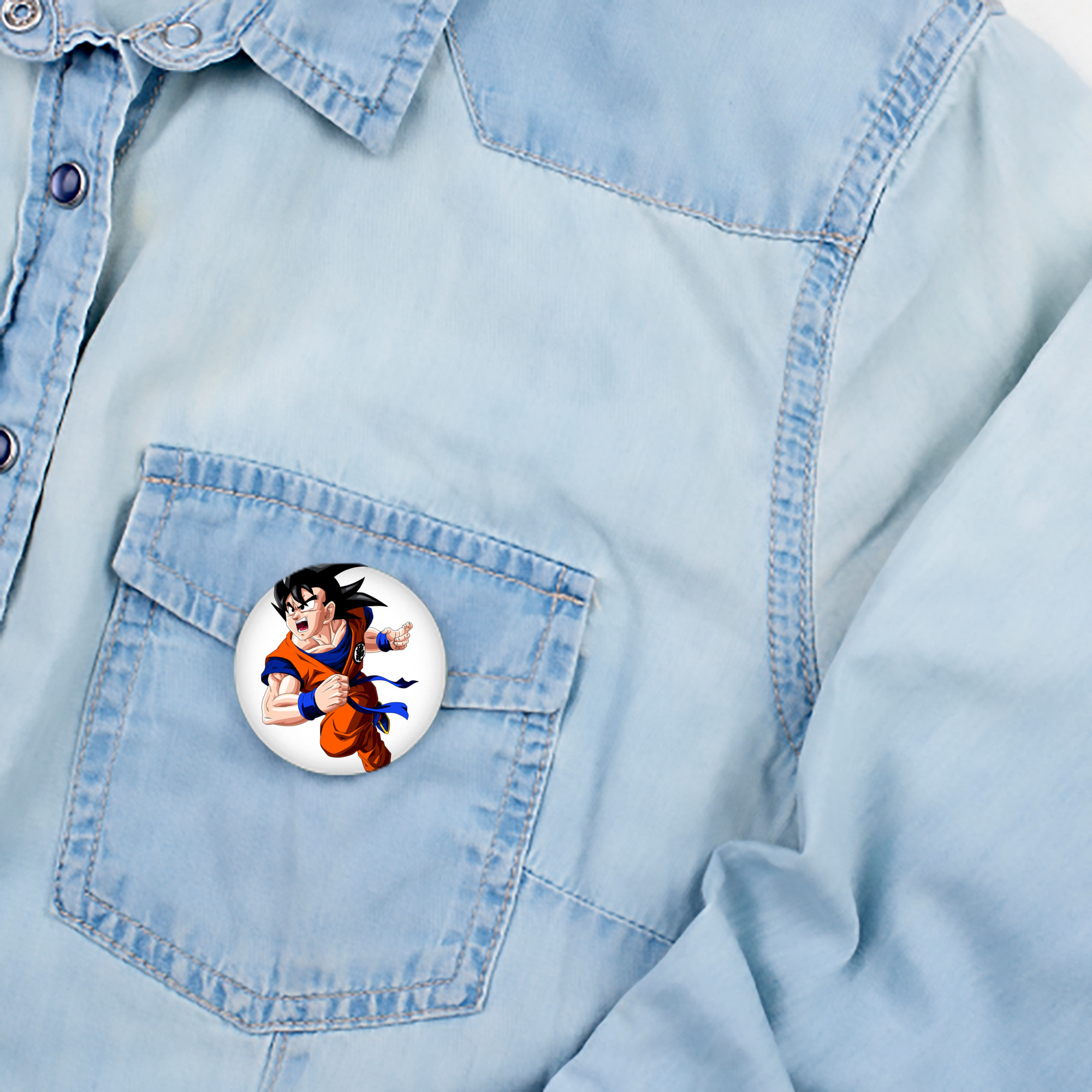 ドラゴンボール 孫悟空（そん ごくう）Son Goku カカロット DRAGON BALL Kakarotto 6cm 缶バッジ 複数セット
