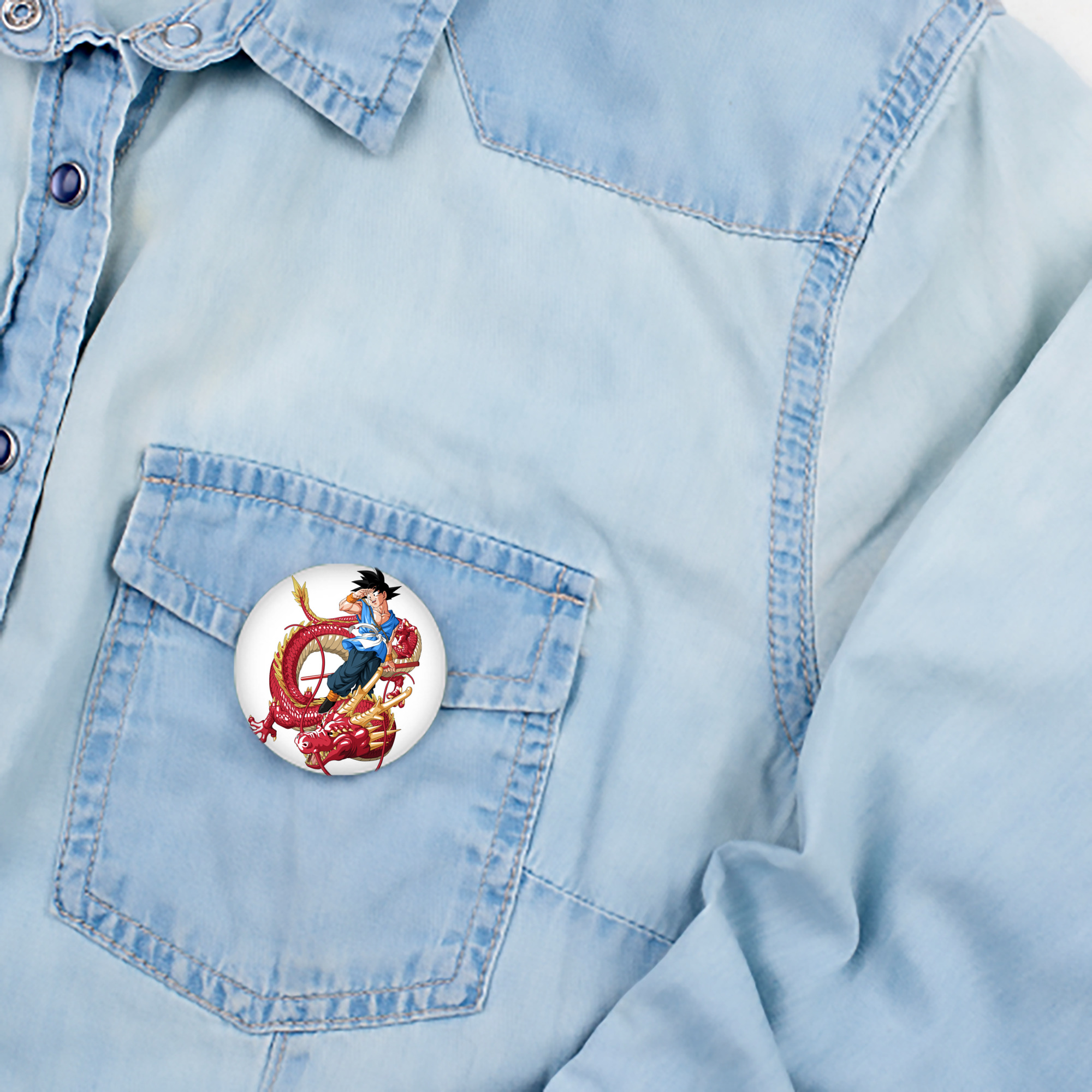 ドラゴンボール 孫悟空（そん ごくう）Son Goku カカロット DRAGON BALL Kakarotto 6cm 缶バッジ 複数セット