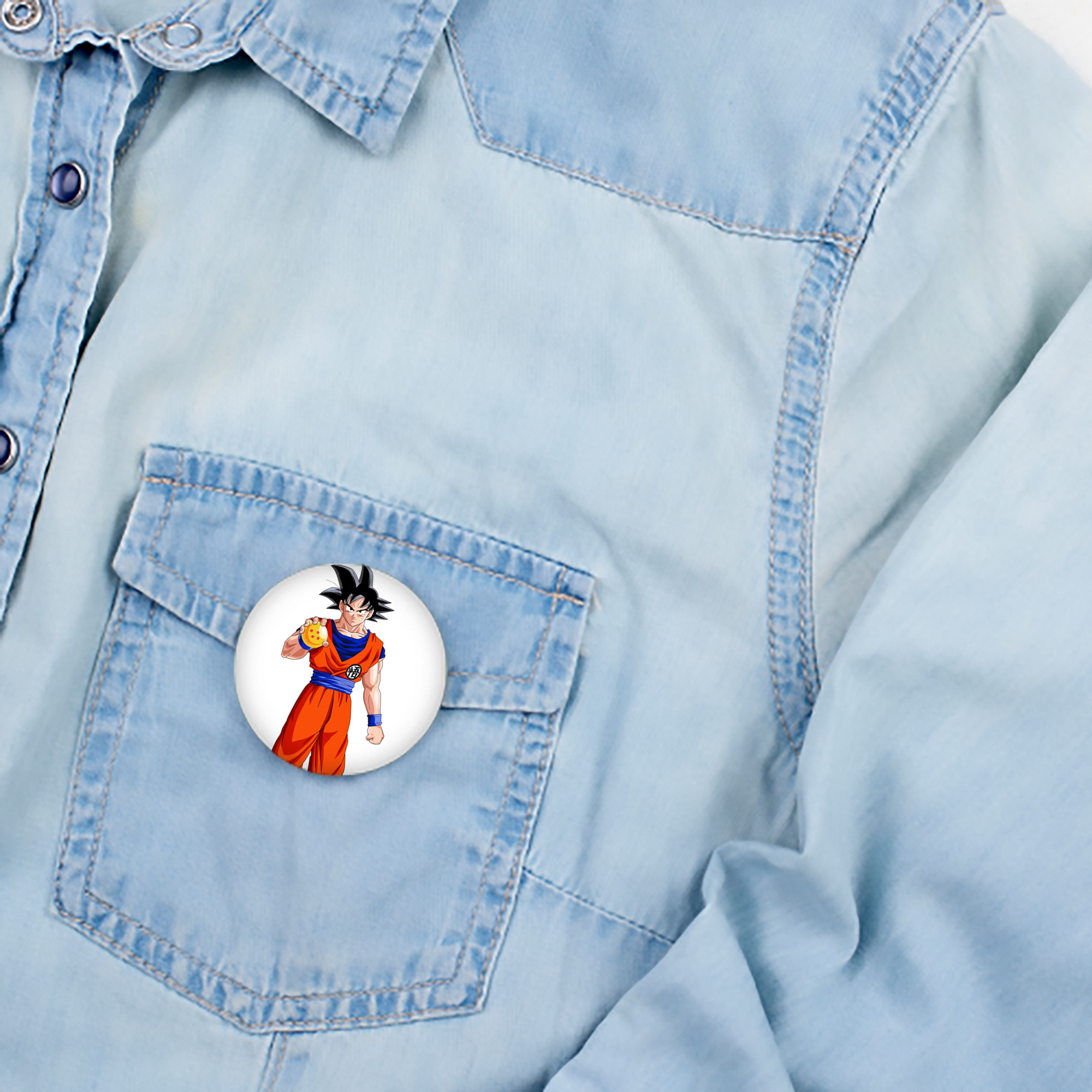 ドラゴンボール 孫悟空（そん ごくう）Son Goku カカロット DRAGON BALL Kakarotto 6cm 缶バッジ 複数セット