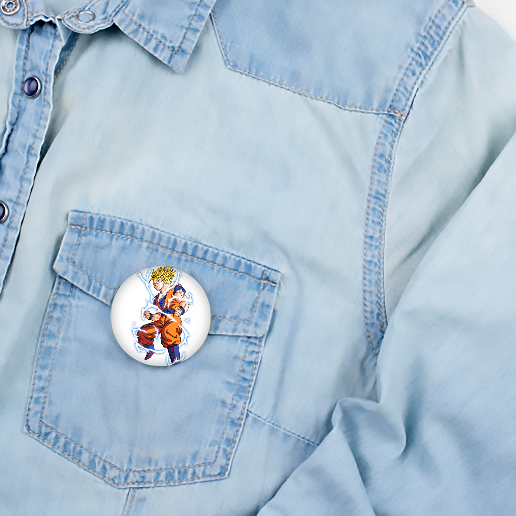 ドラゴンボール 孫悟空（そん ごくう）Son Goku カカロット DRAGON BALL Kakarotto 6cm 缶バッジ 複数セット